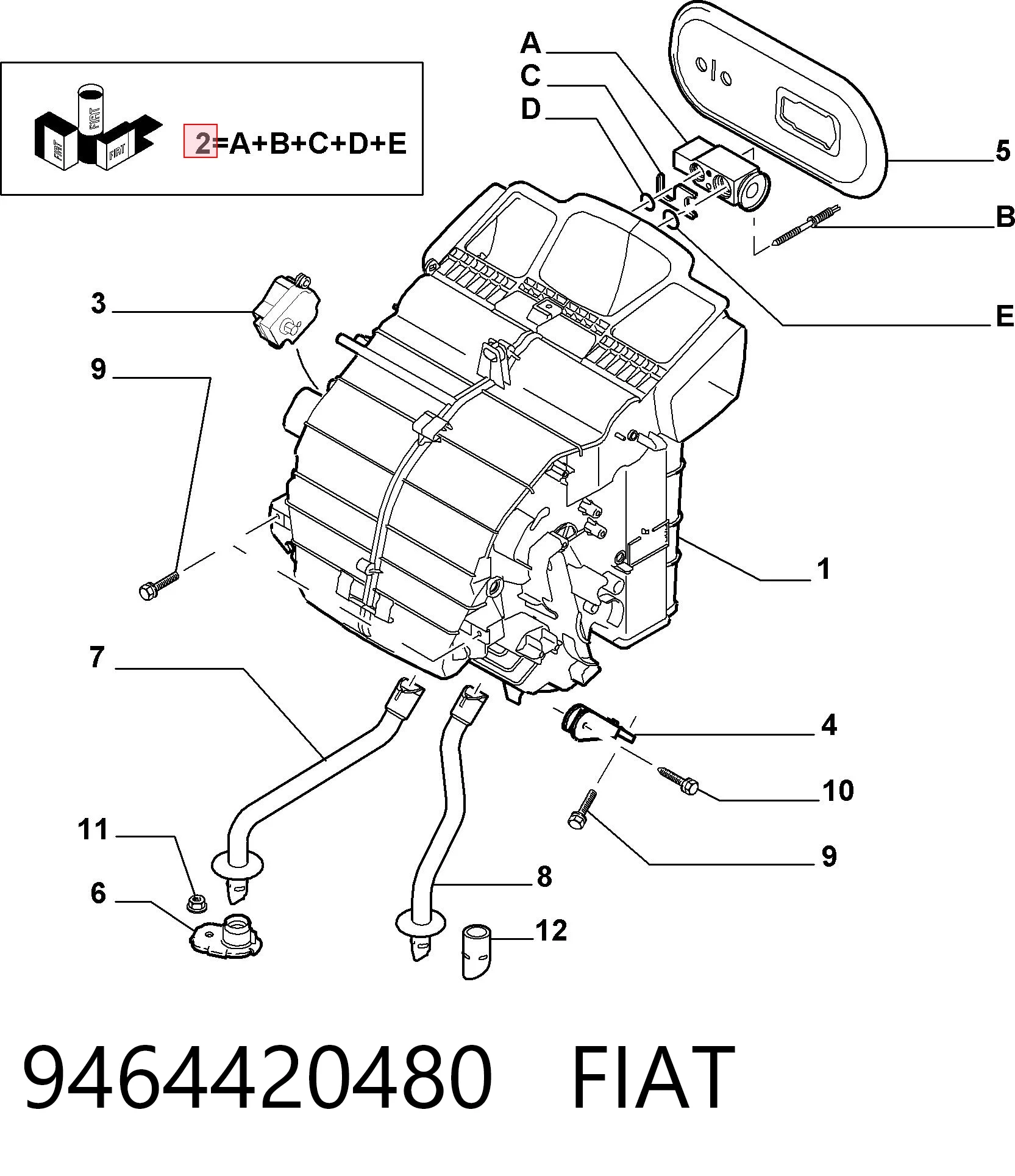 9464420480 Fiat/Alfa/Lancia