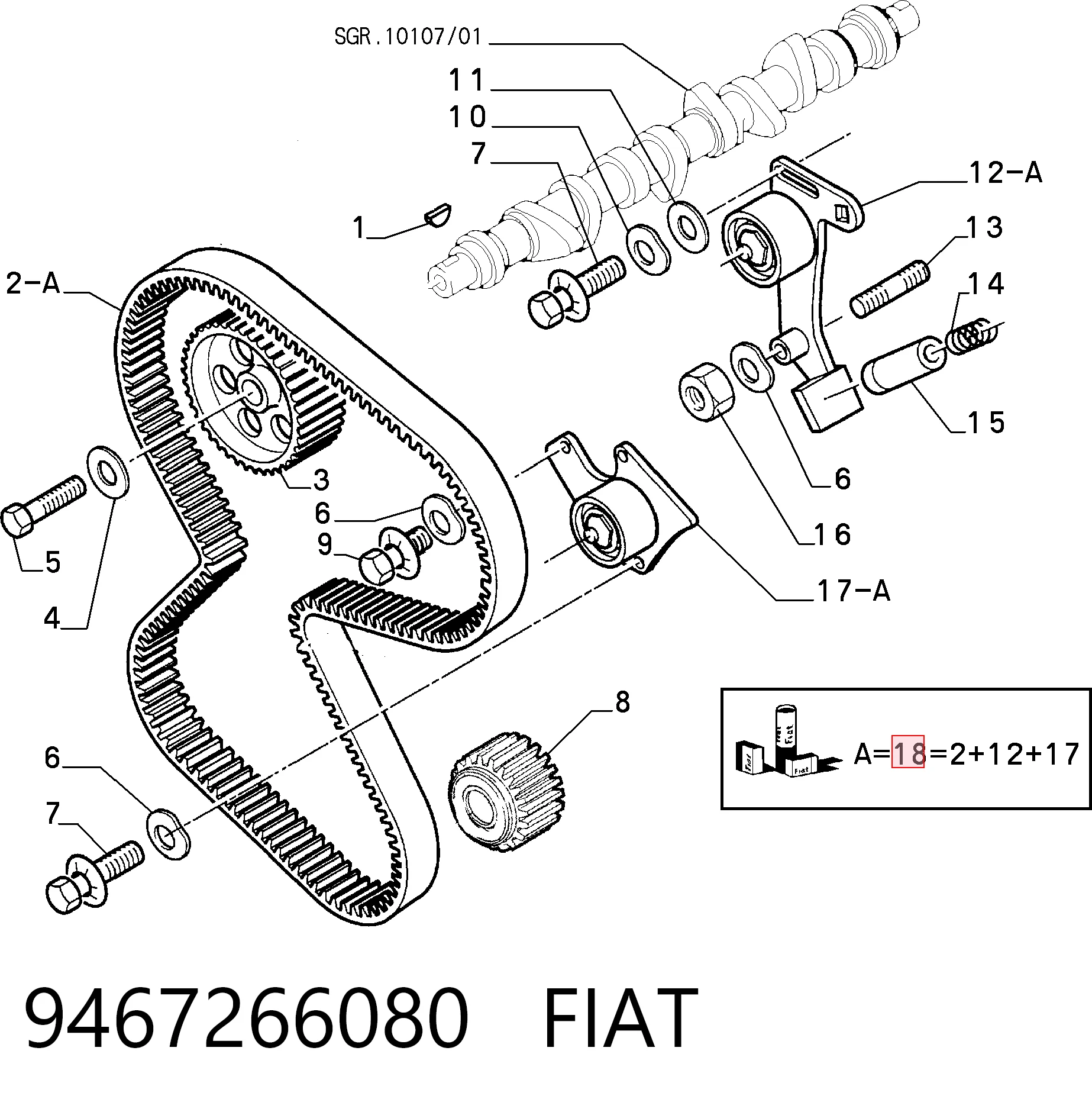 9467266080 Fiat/Alfa/Lancia