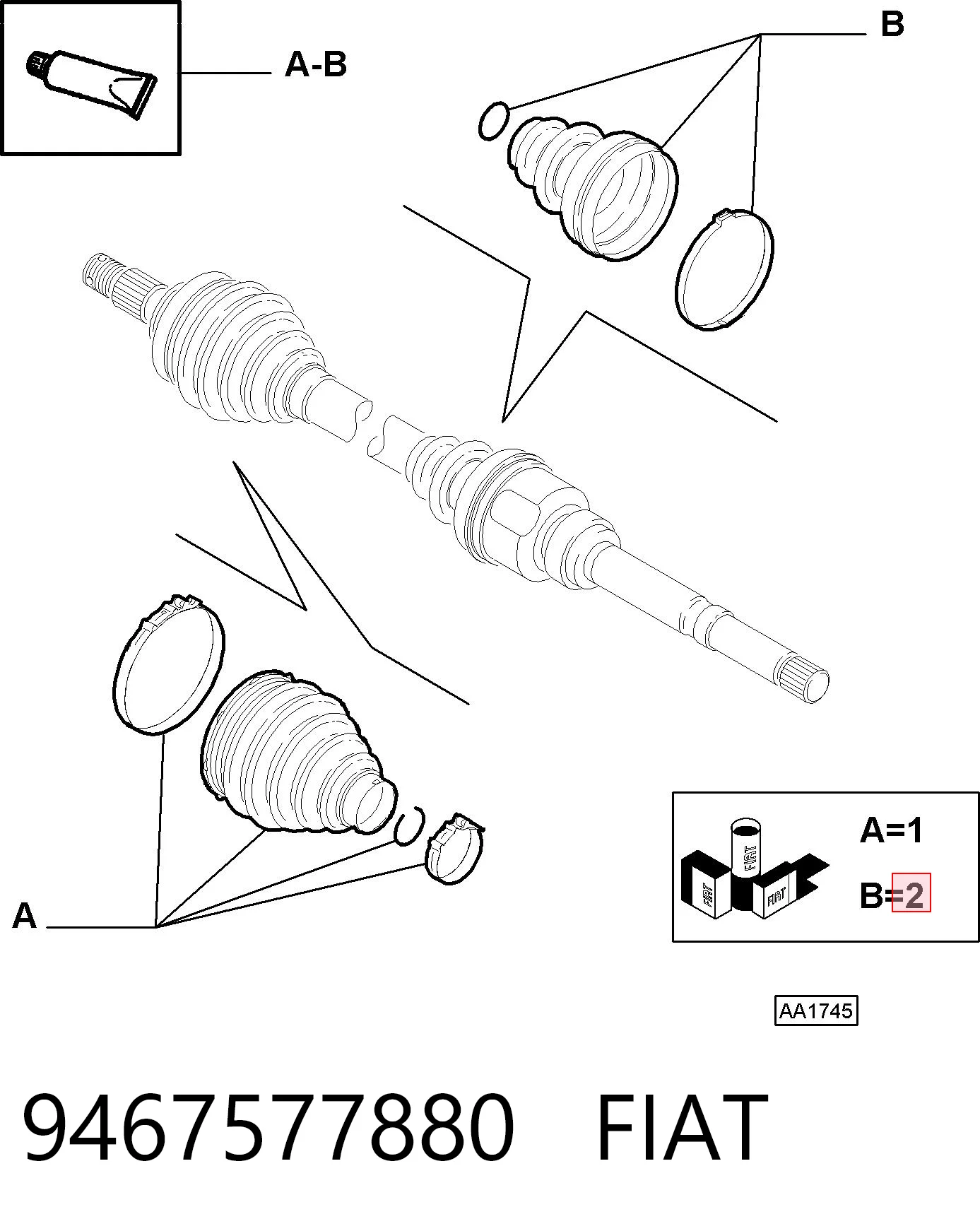 9467577880 Fiat/Alfa/Lancia