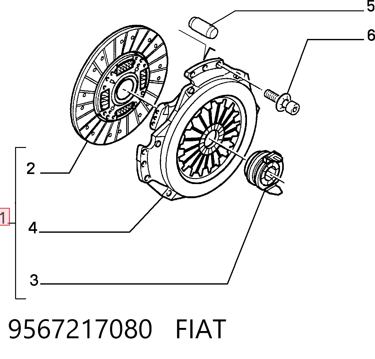 9567217080 Fiat/Alfa/Lancia
