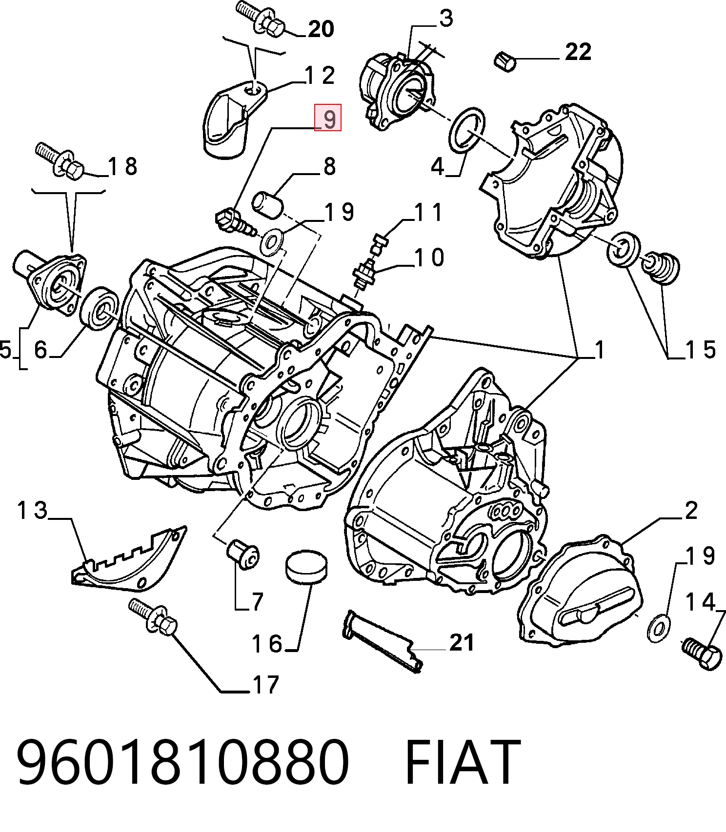 9601810880 Fiat/Alfa/Lancia