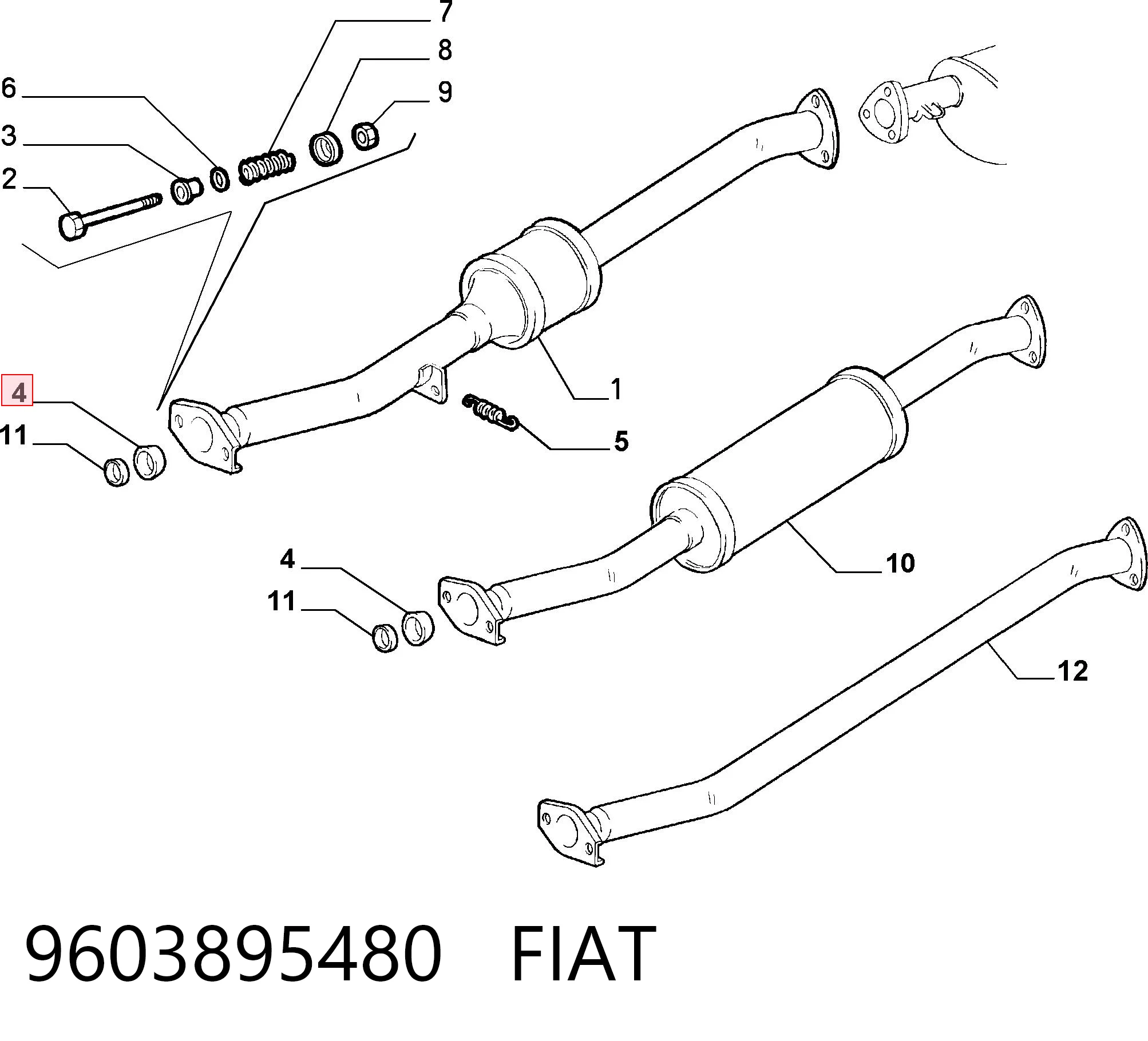 9603895480 Fiat/Alfa/Lancia