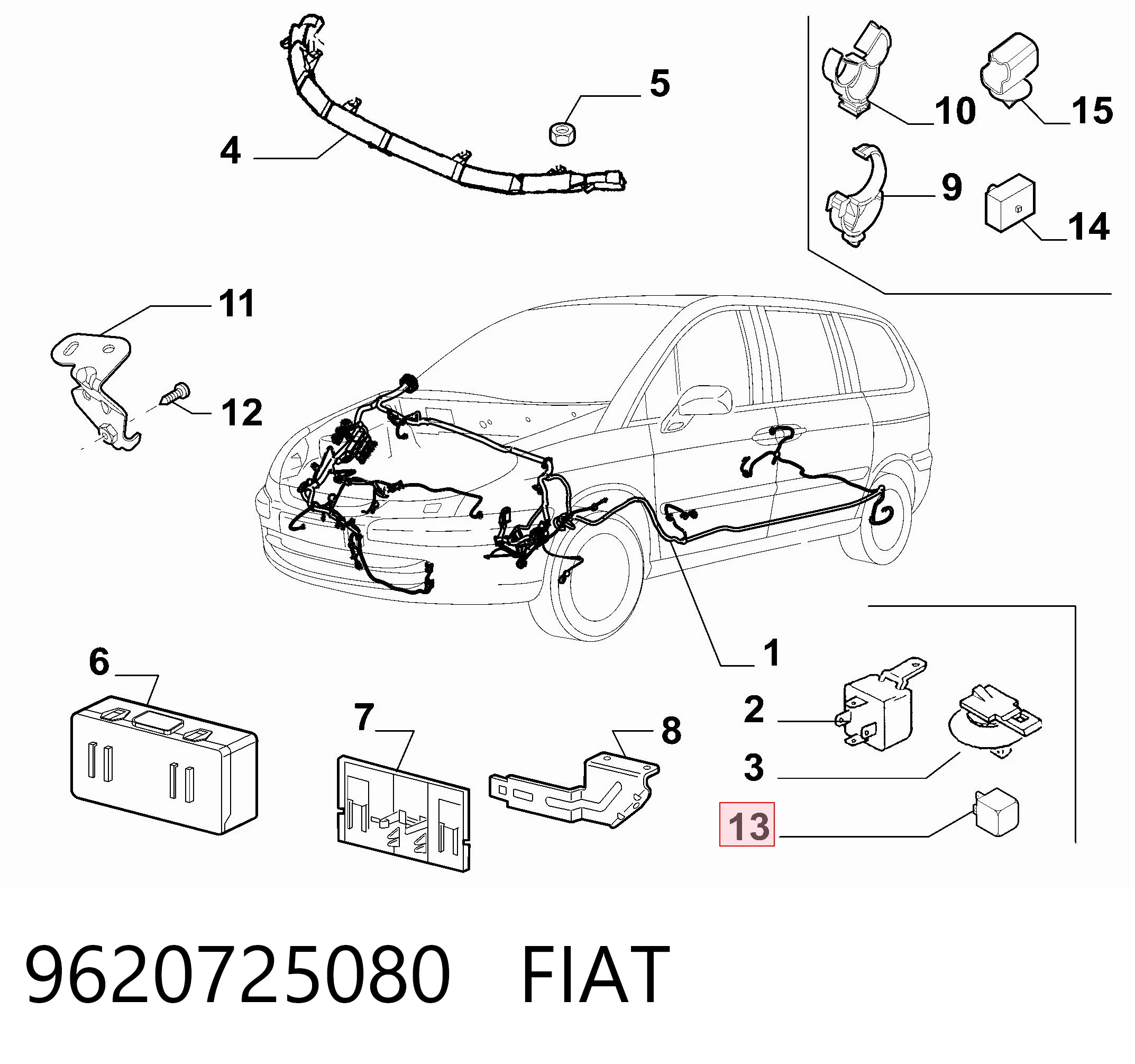 9620725080 Fiat/Alfa/Lancia