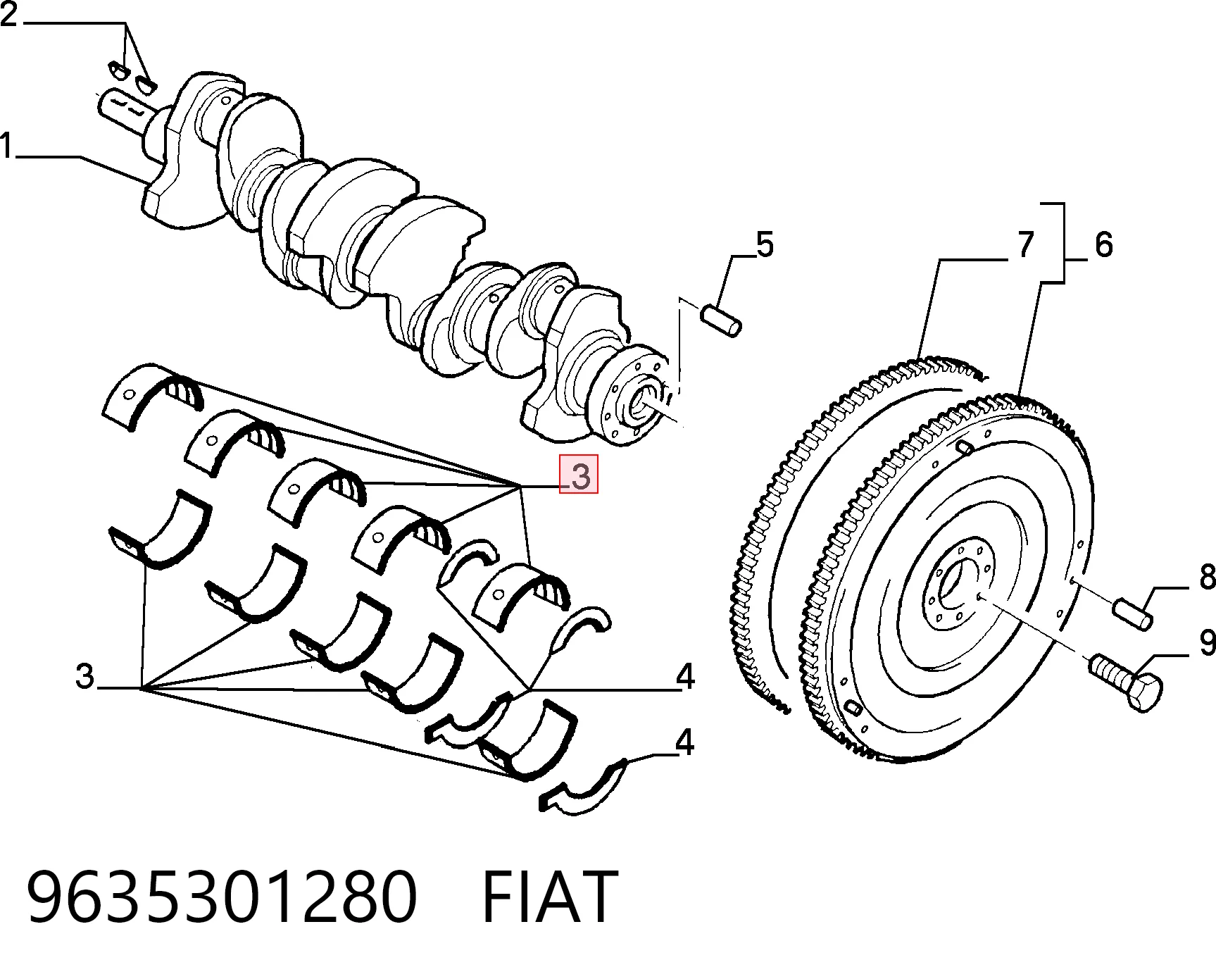 9635301280 Fiat/Alfa/Lancia