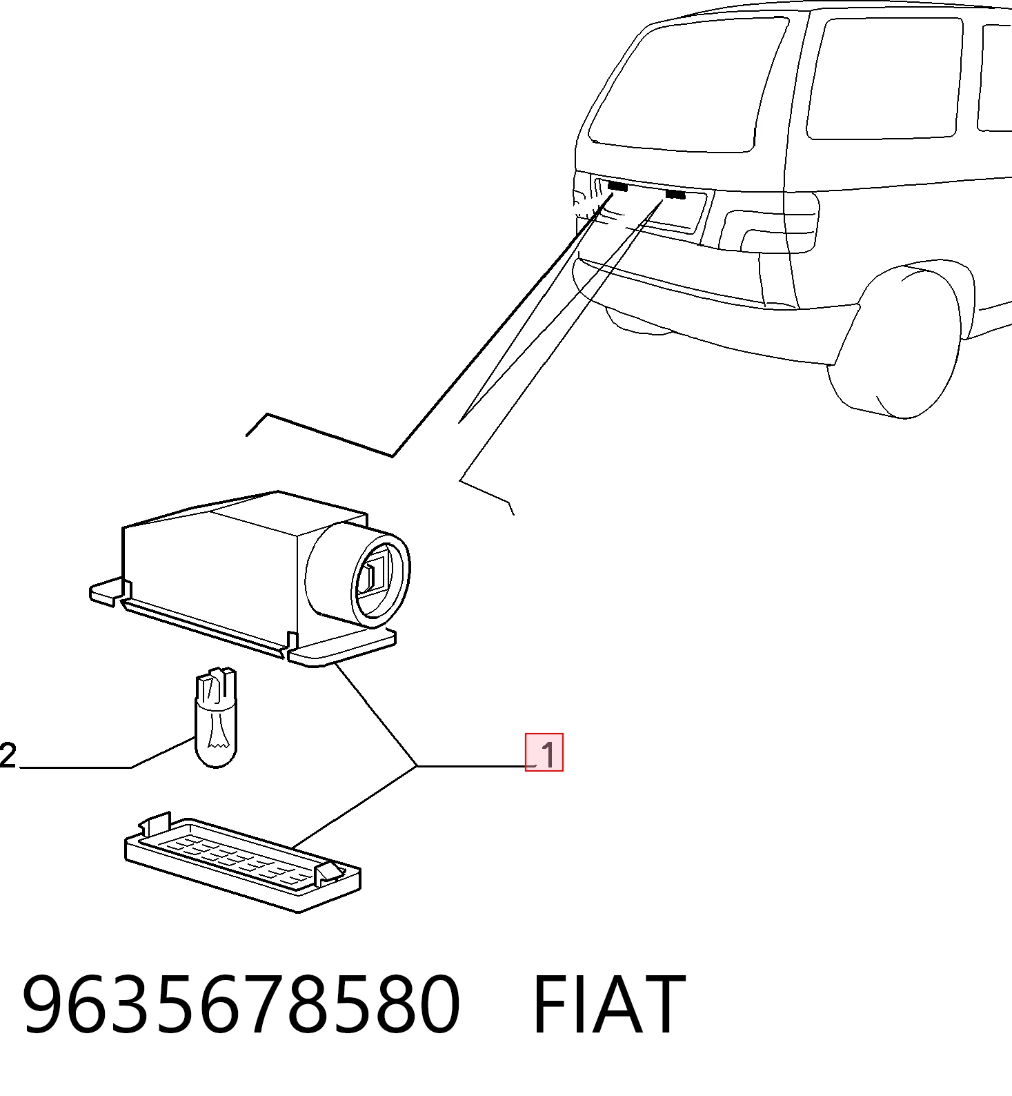 9635678580 Fiat/Alfa/Lancia