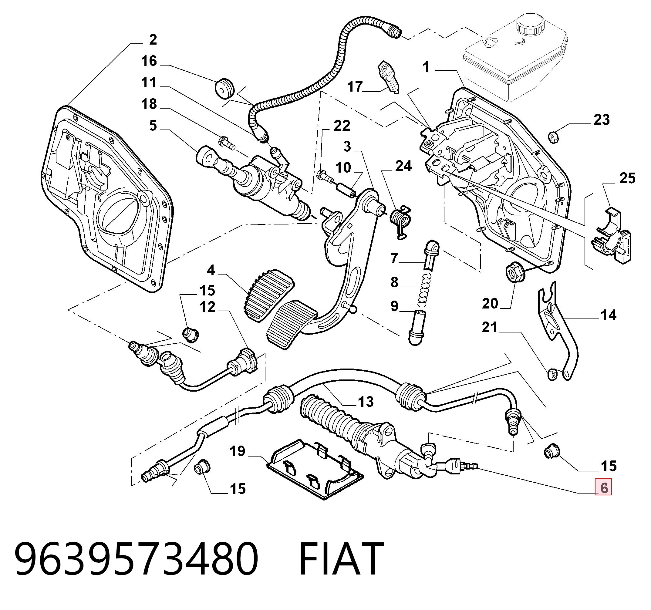 9639573480 Fiat/Alfa/Lancia
