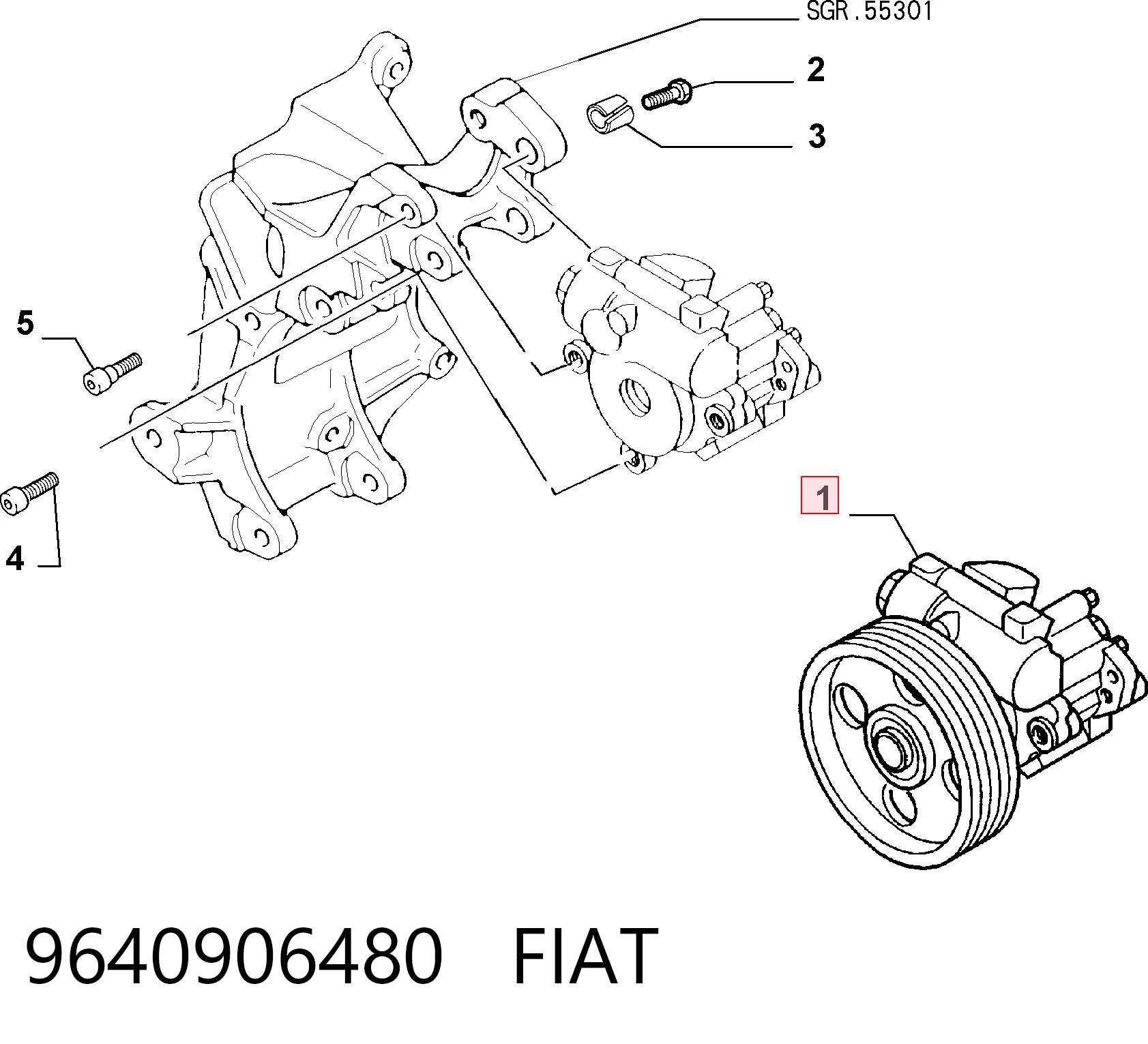 Bomba da Direção hidrâulica assistida Peugeot 607 sedan (9D, 9U) (2000 - 2010) 