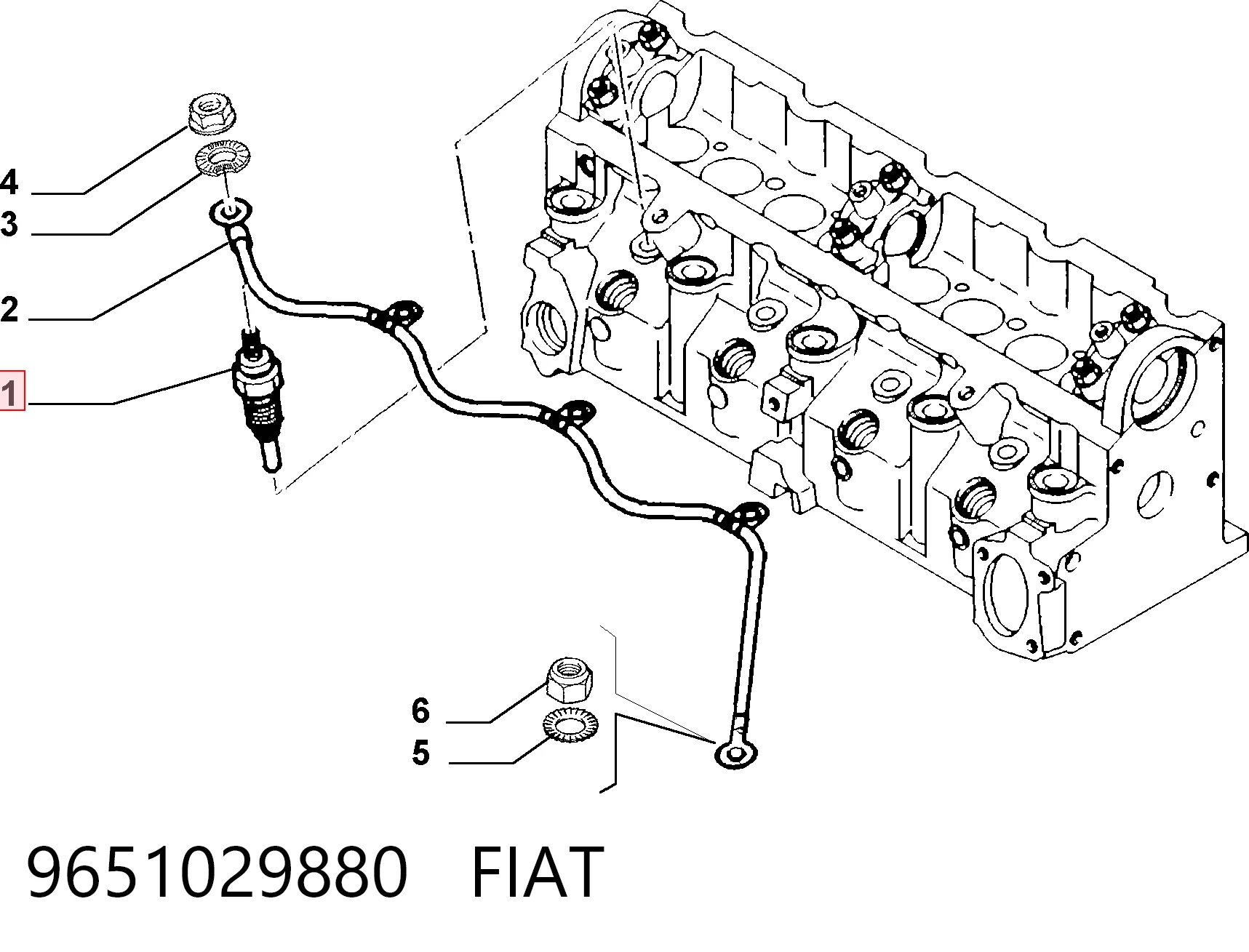 9651029880 Fiat/Alfa/Lancia