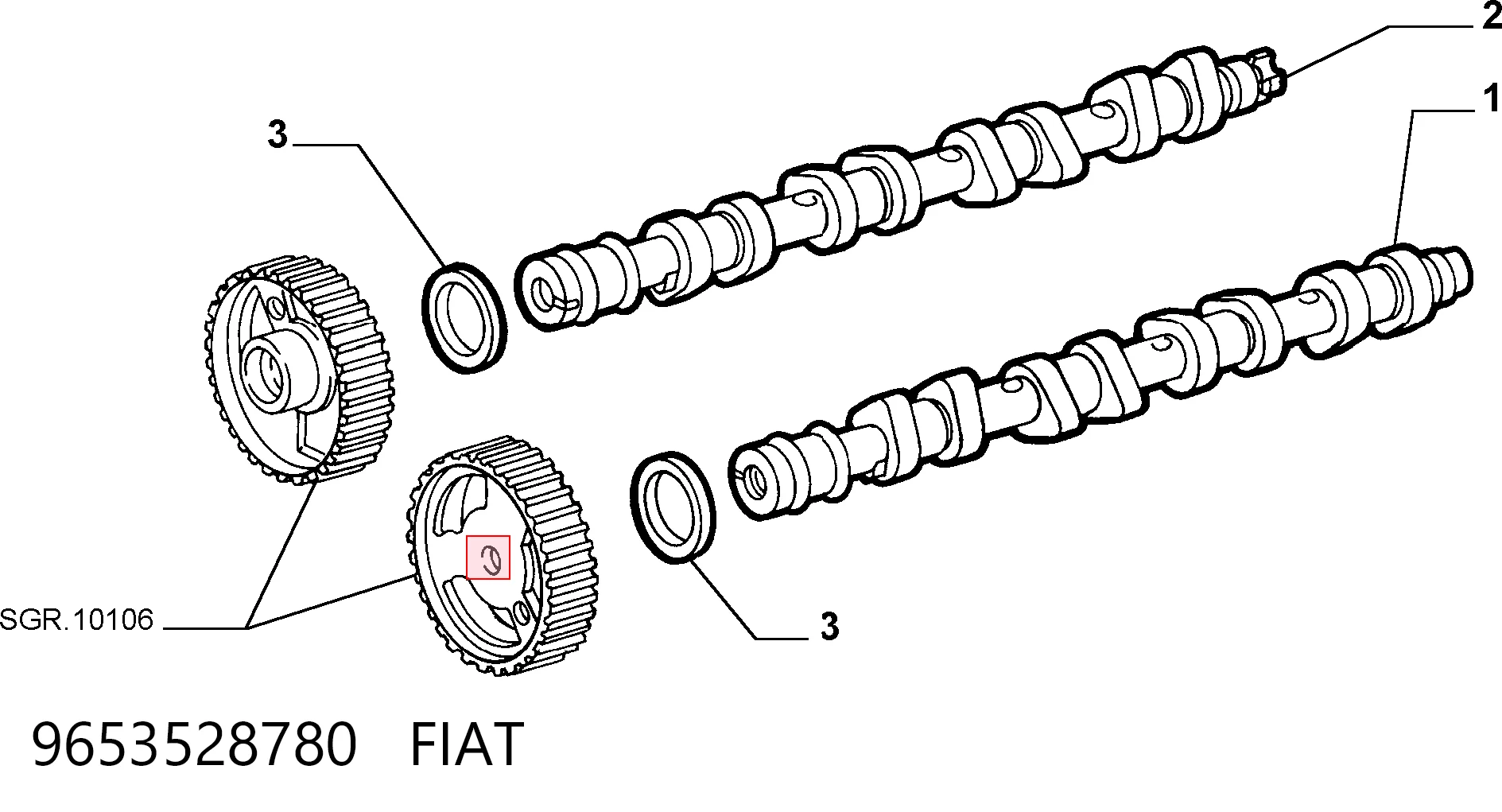 9653528780 Fiat/Alfa/Lancia
