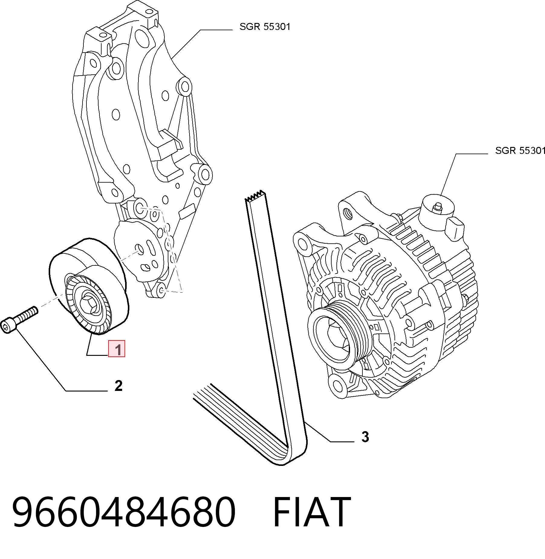 9660484680 Fiat/Alfa/Lancia