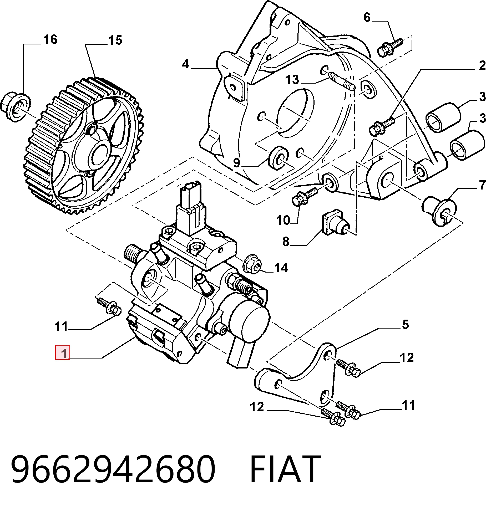 Compre 0445010283 Bosch Bomba de combustível de pressão alta