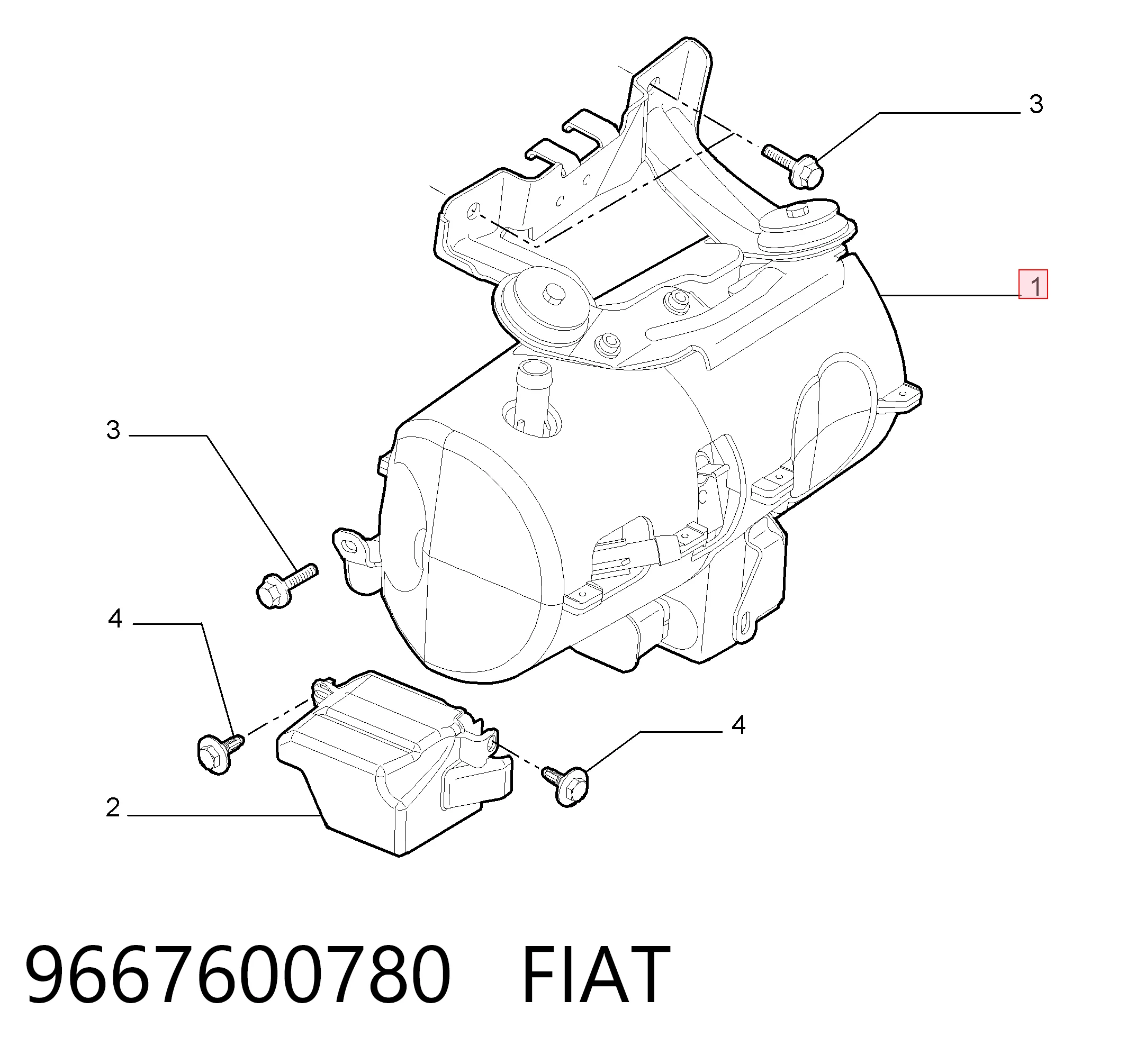 9667600780 Fiat/Alfa/Lancia