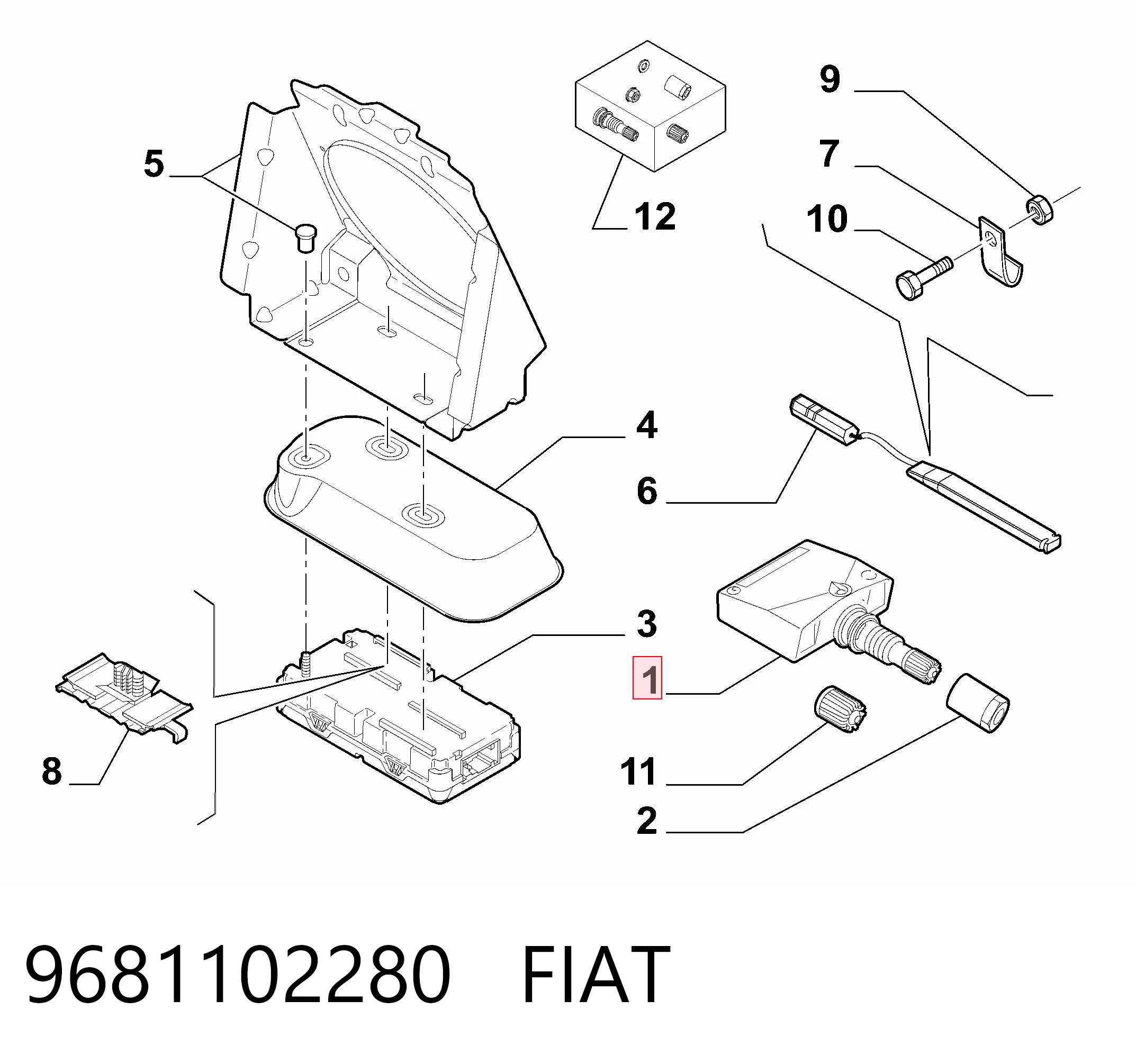9681102280 Fiat/Alfa/Lancia