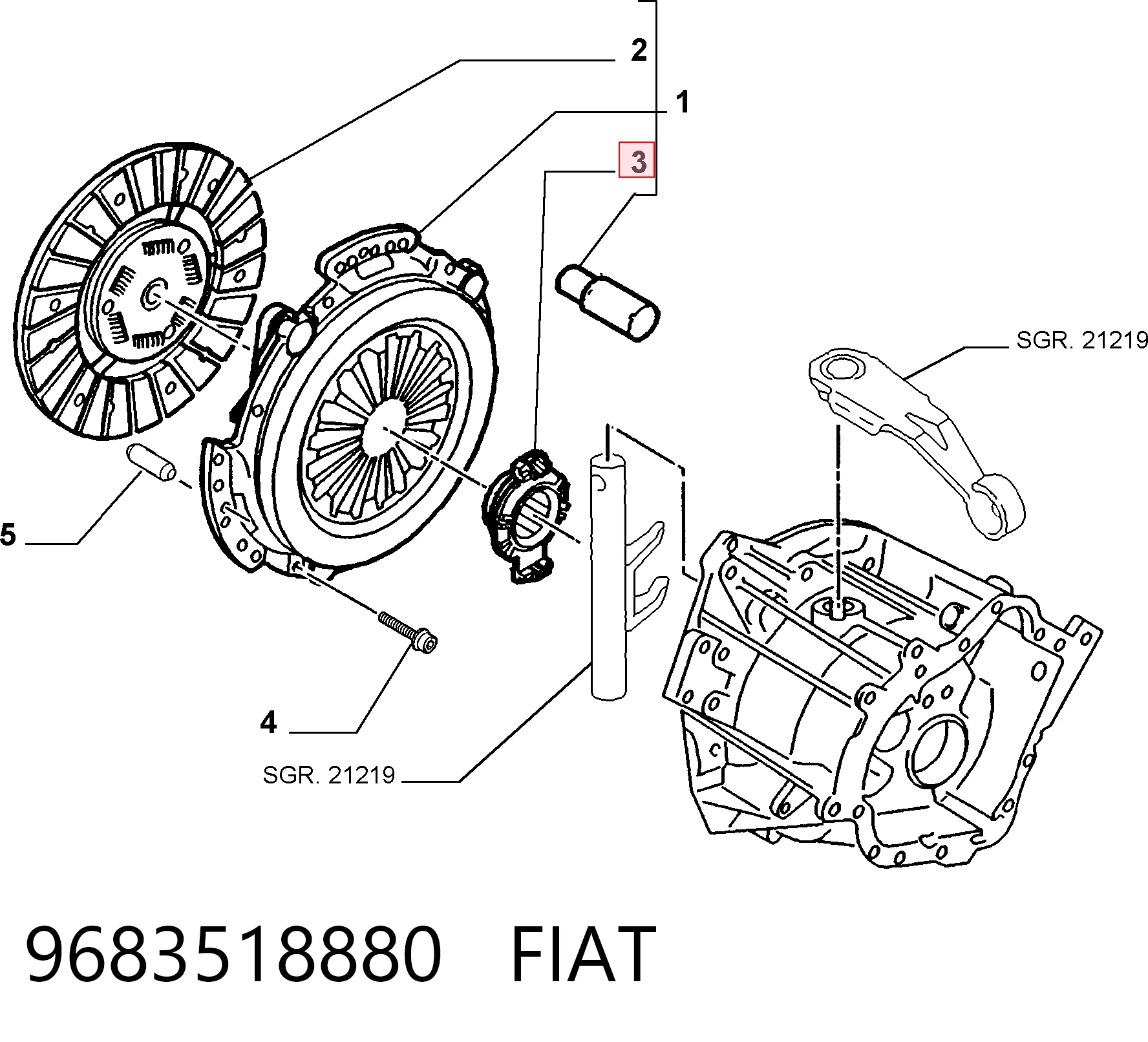 9683518880 Fiat/Alfa/Lancia