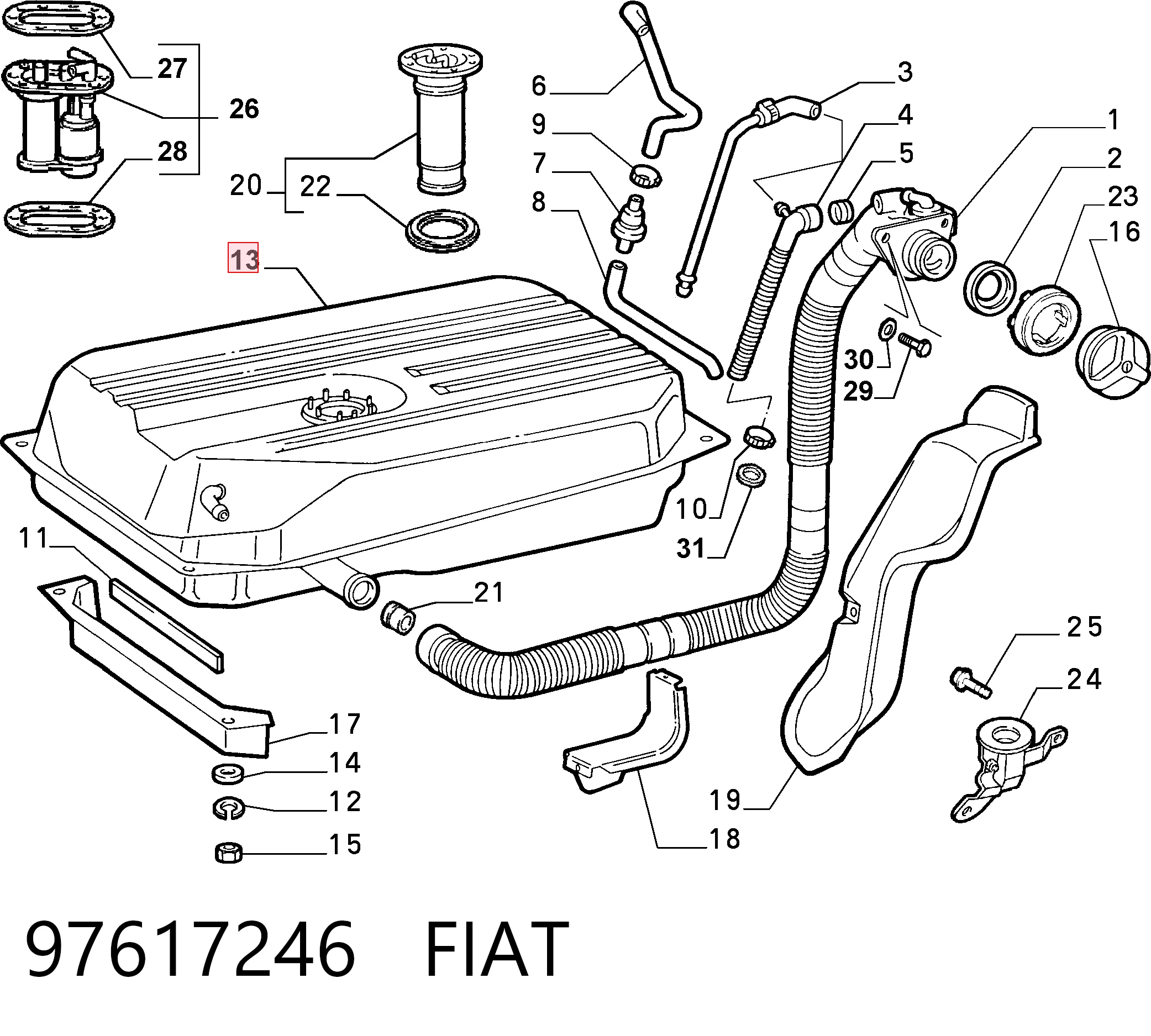 97617246 Fiat/Alfa/Lancia