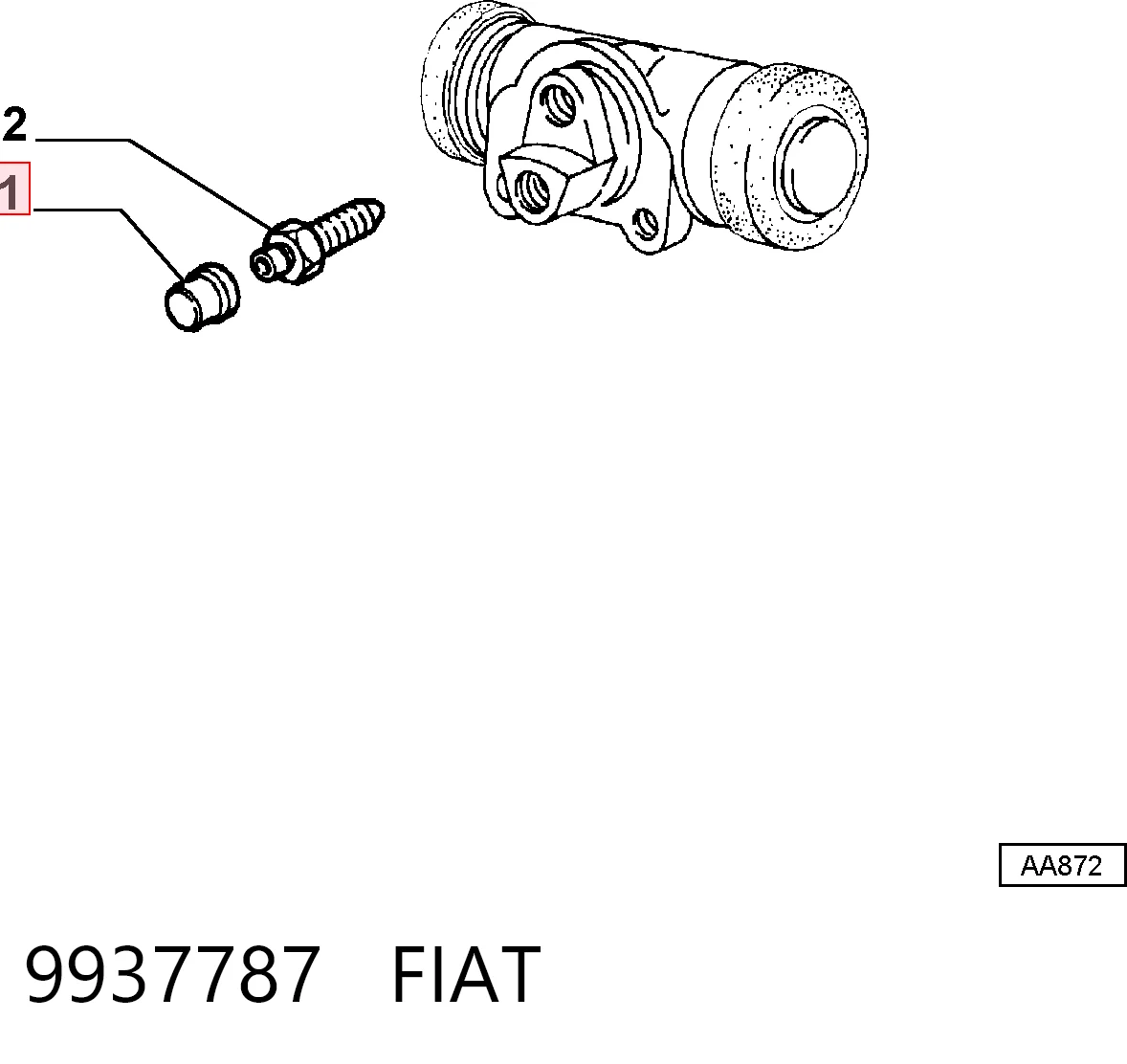 Compre Kit de reparação de suporte do freio dianteiro Renault 19 1
