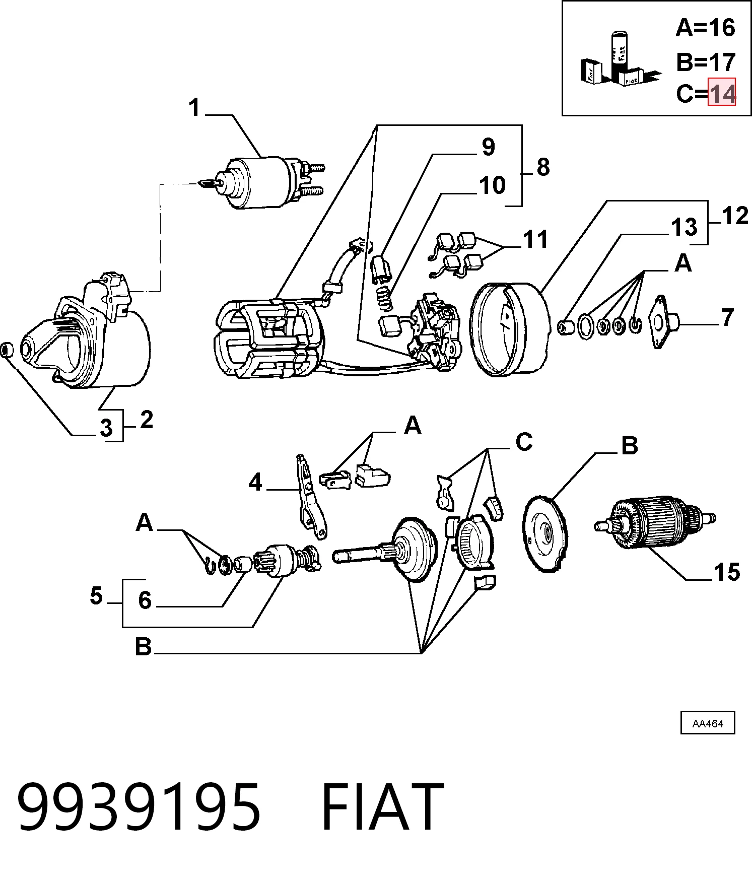 Tampa da caixa para luvas (porta-luvas) para Opel Vivaro F7