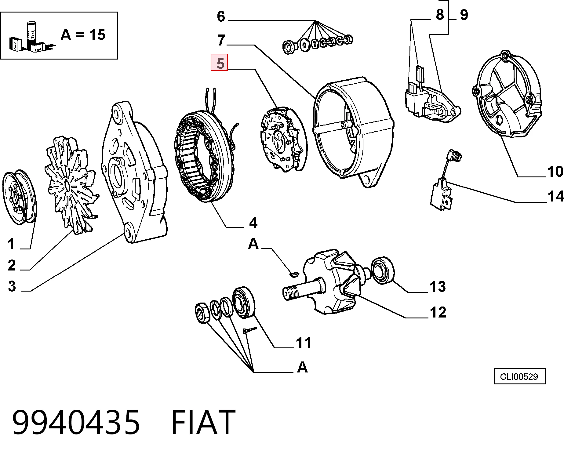 9940435 Fiat/Alfa/Lancia