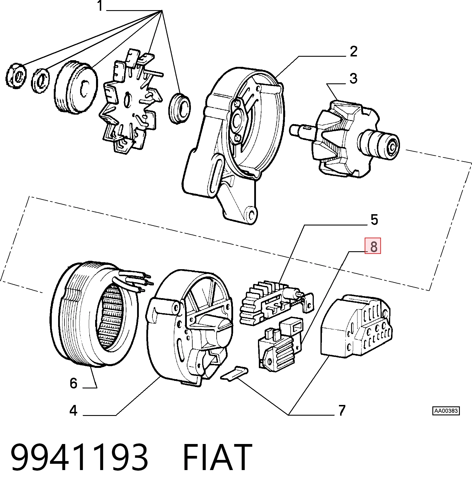 9941193 Fiat/Alfa/Lancia