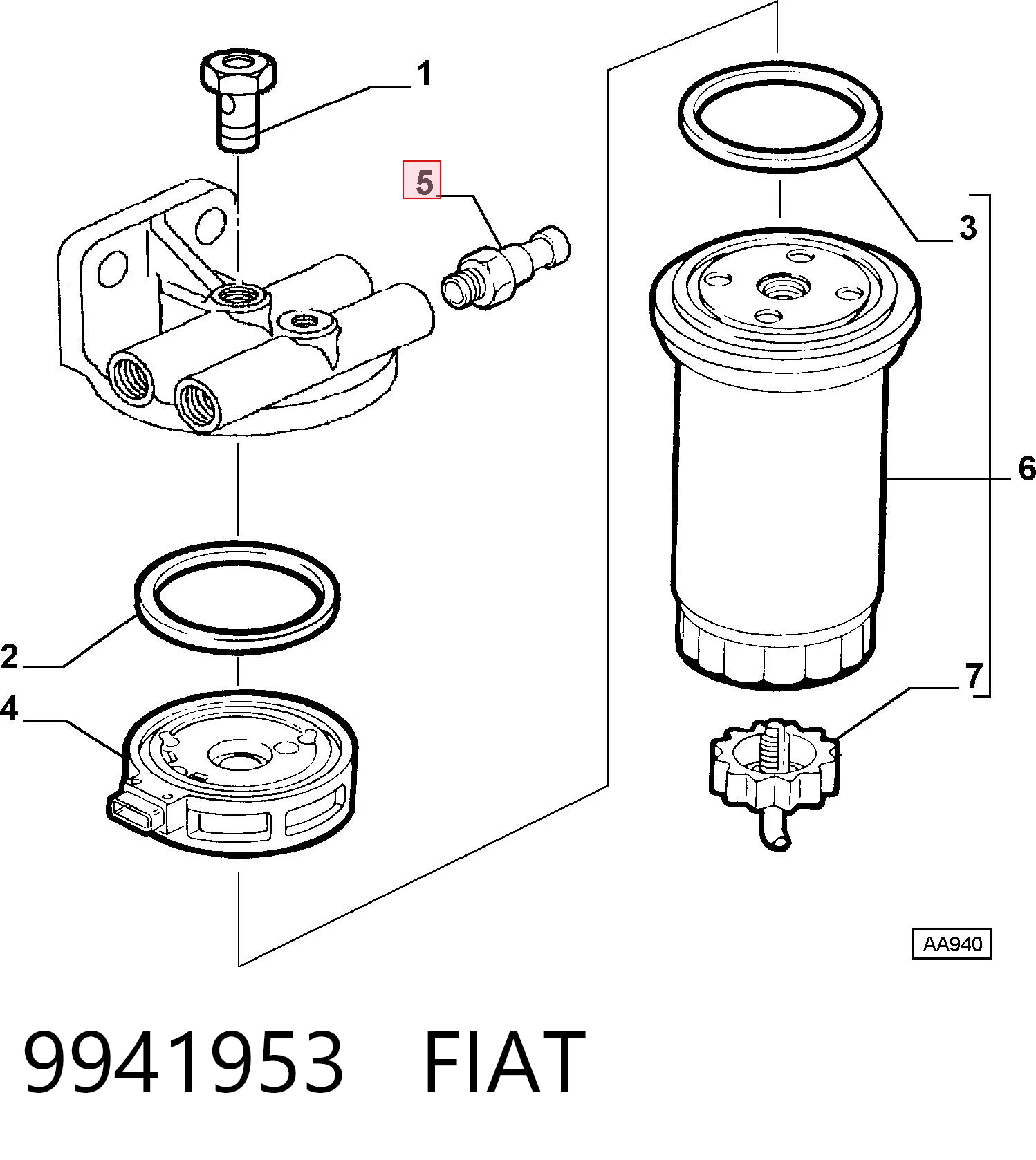 9941953 Fiat/Alfa/Lancia