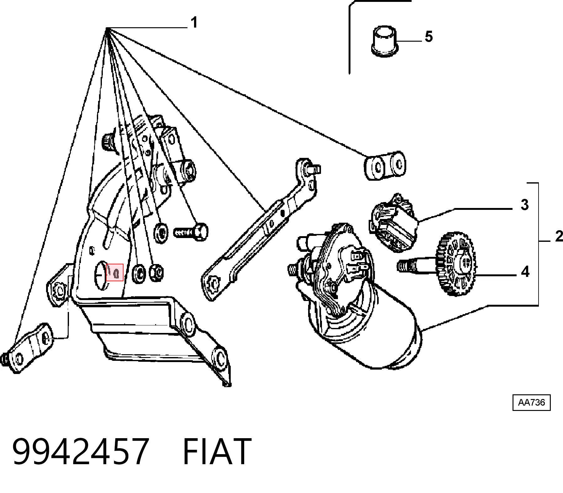 Preço da peça  Punto I hatchback