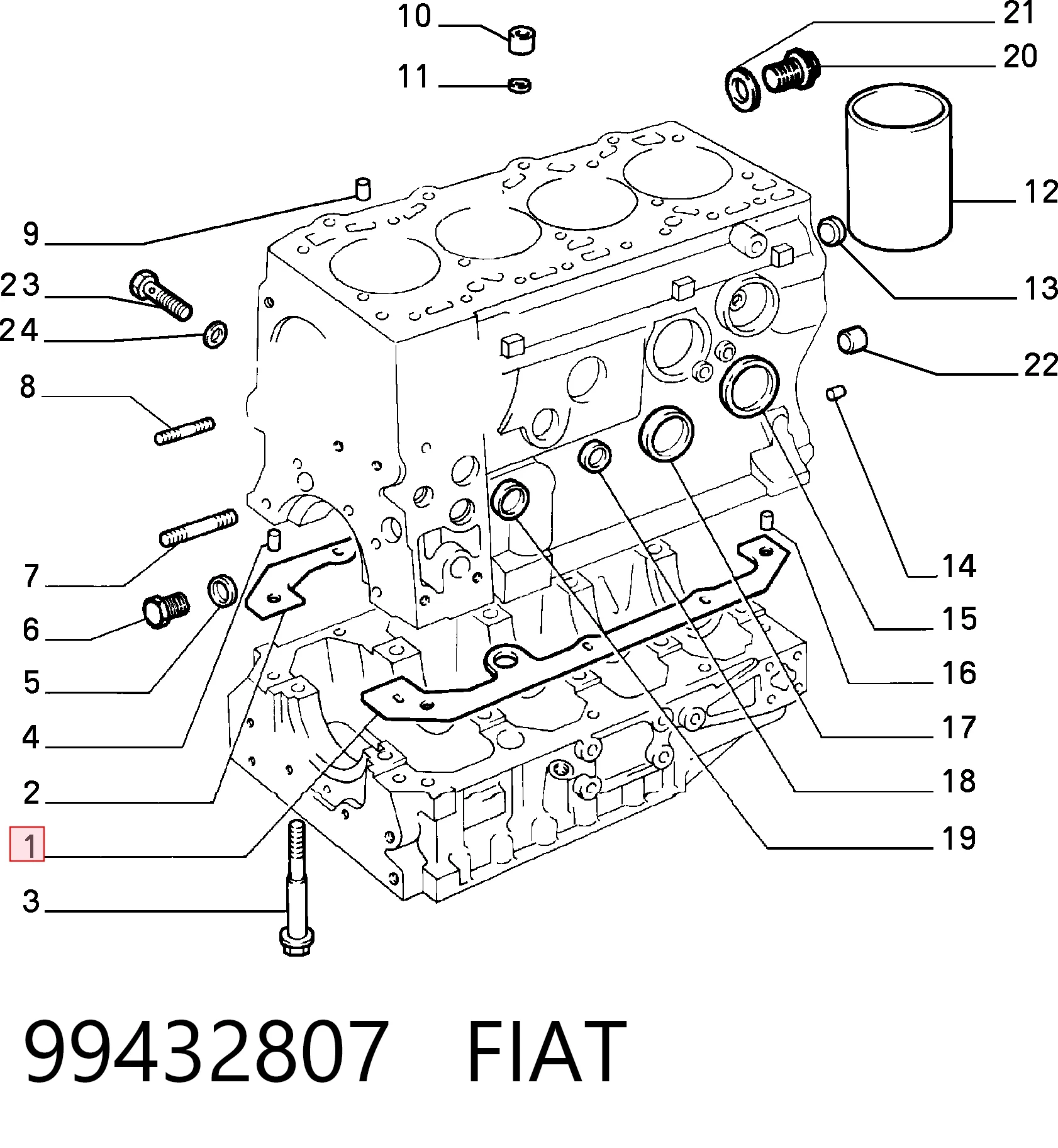 99432807 Fiat/Alfa/Lancia