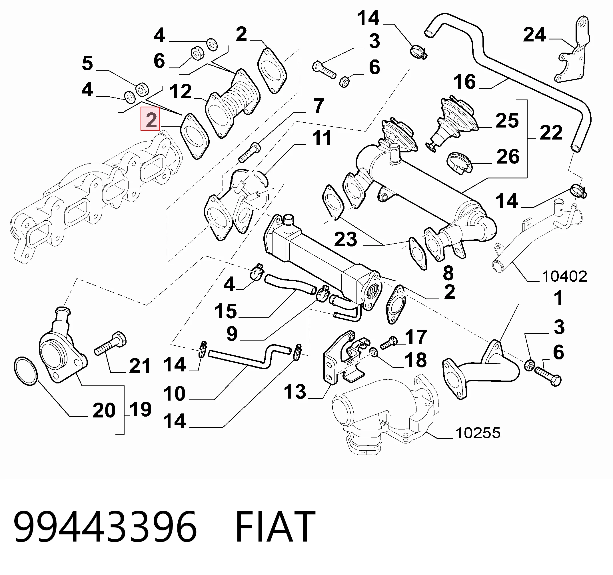 99443396 Fiat/Alfa/Lancia