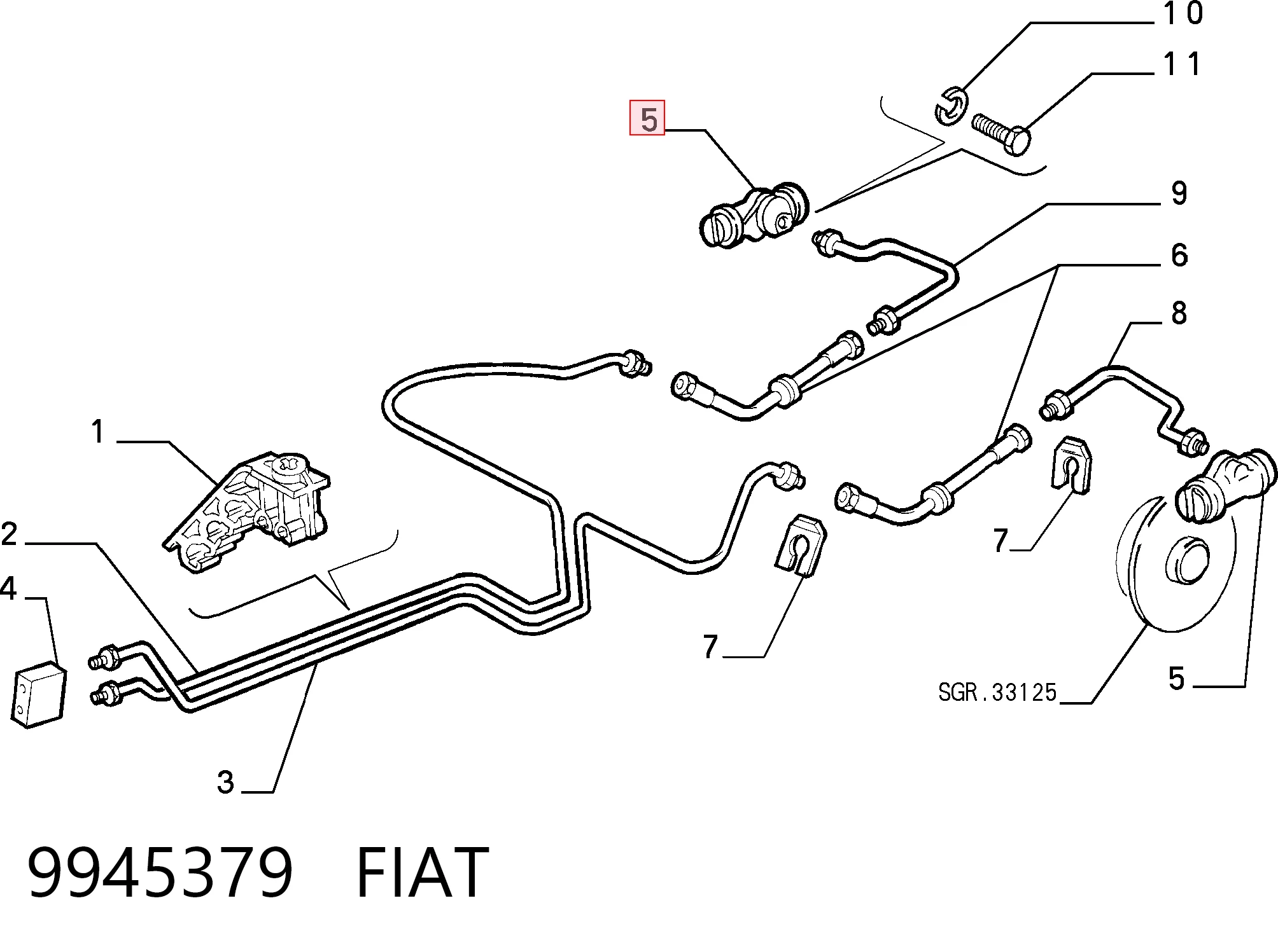 9945379 Fiat/Alfa/Lancia