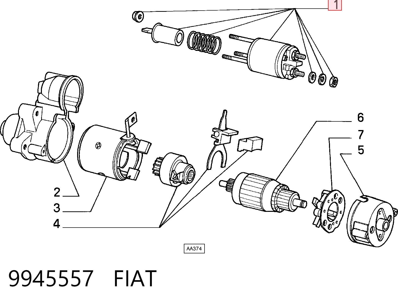 9945557 Fiat/Alfa/Lancia