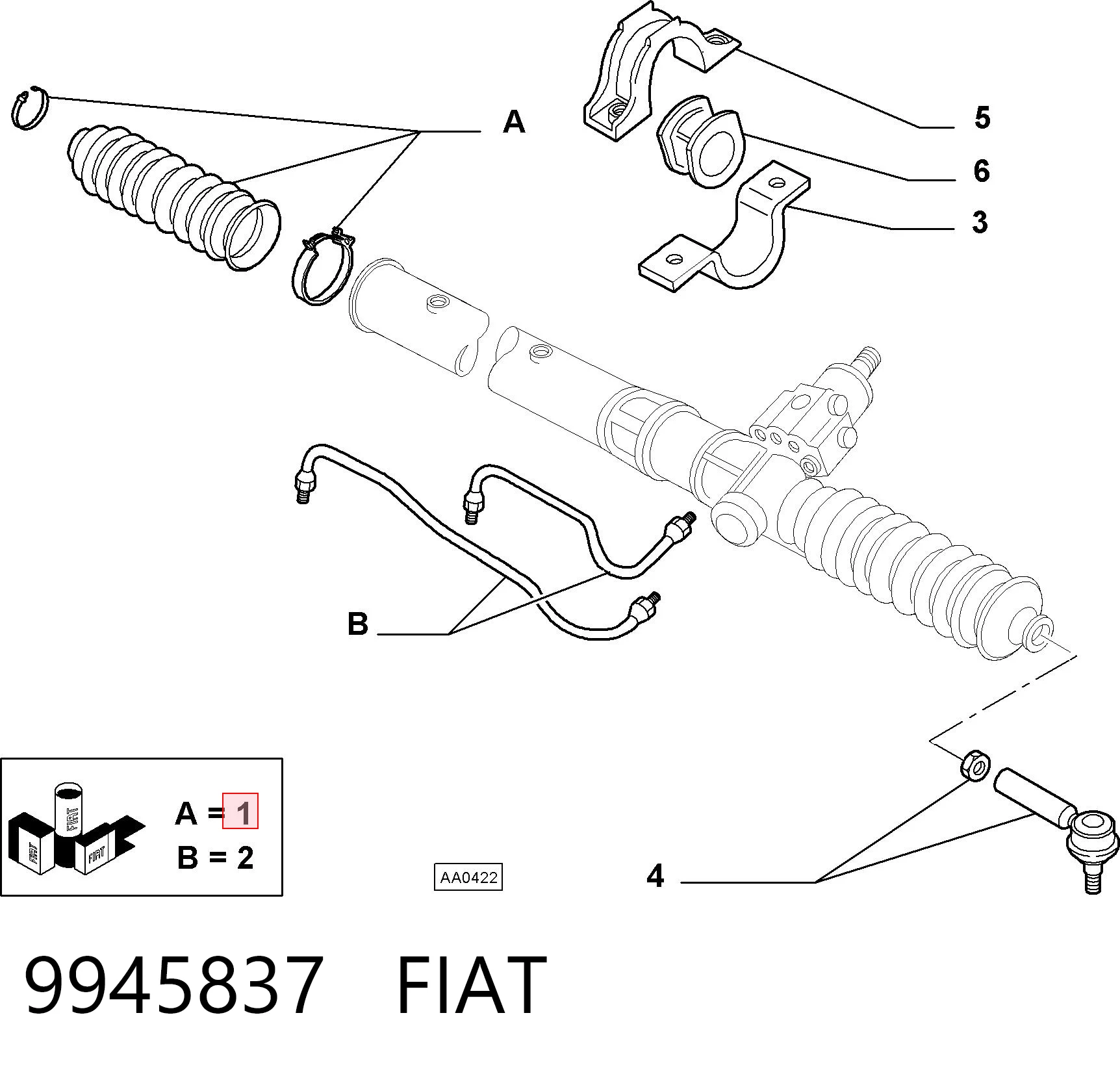 9945837 Fiat/Alfa/Lancia