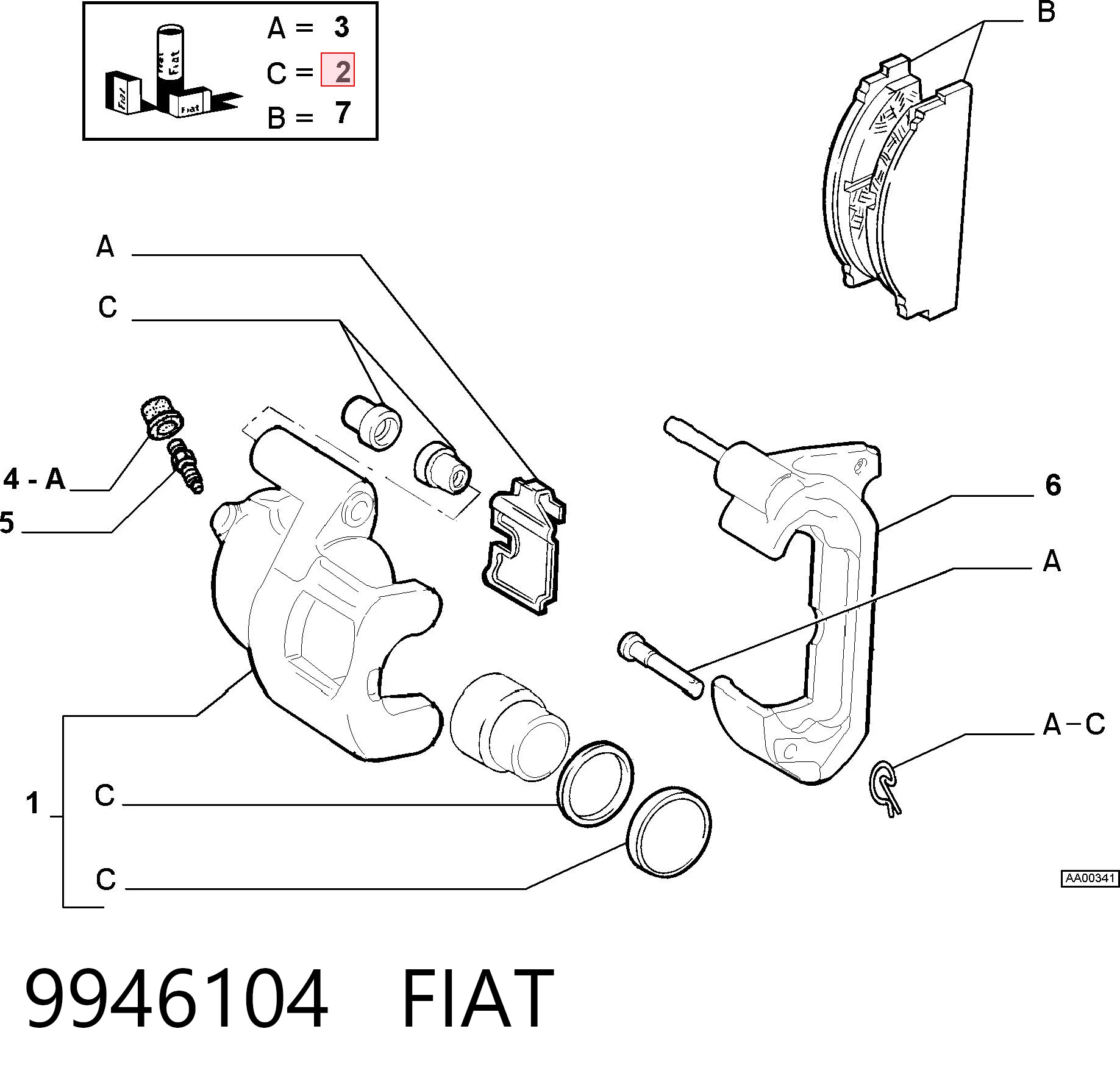 9946104 Fiat/Alfa/Lancia