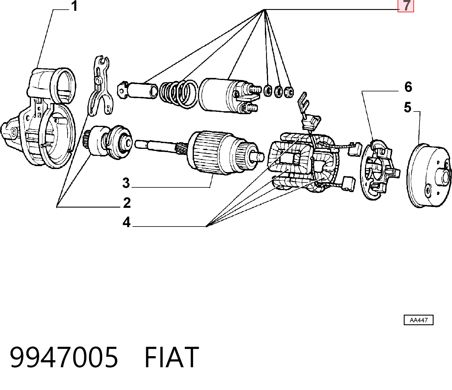 9947005 Fiat/Alfa/Lancia