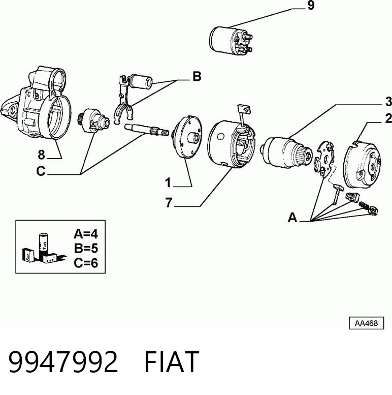 9947992 Fiat/Alfa/Lancia