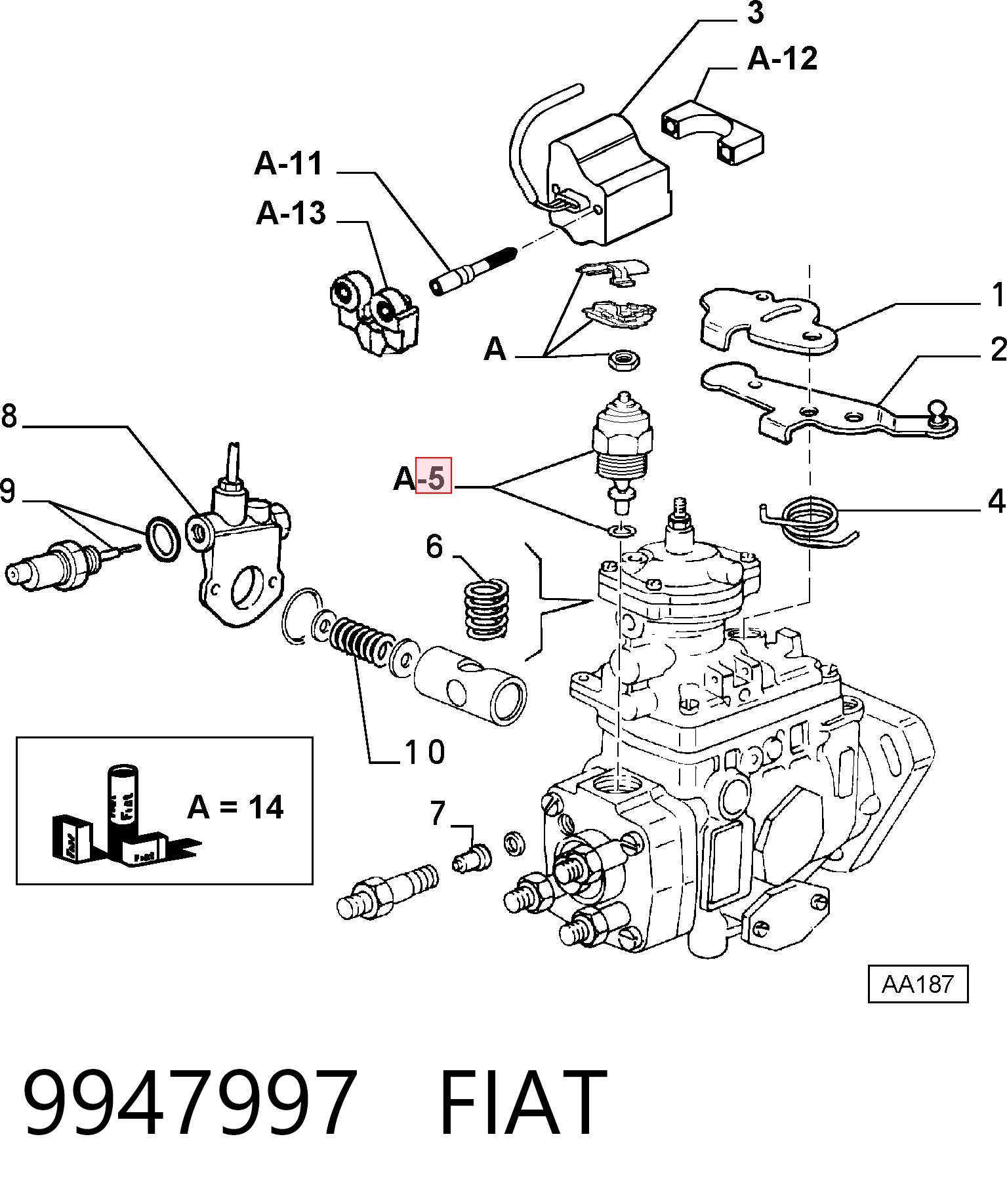 9947997 Fiat/Alfa/Lancia