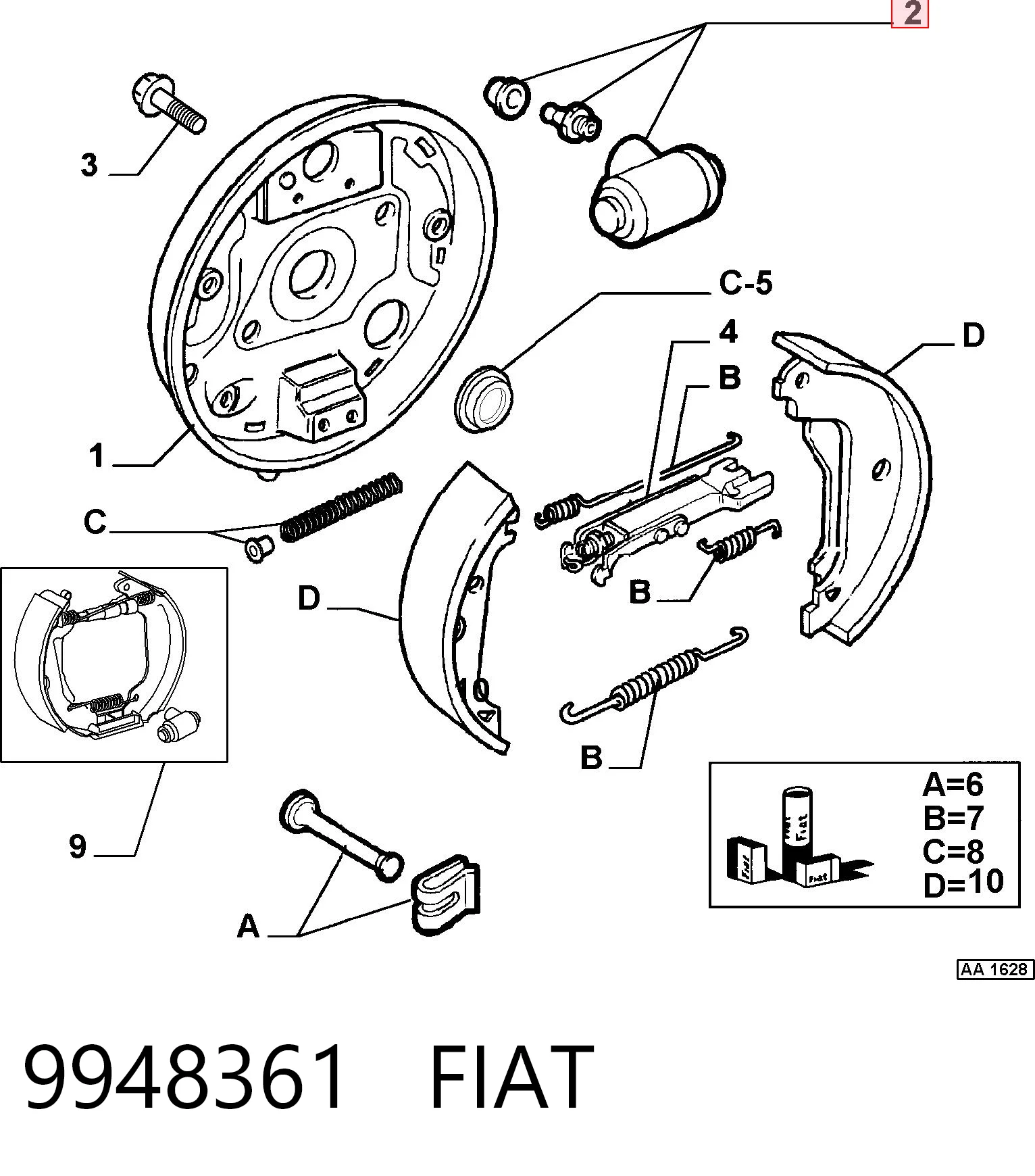 9948361 Fiat/Alfa/Lancia