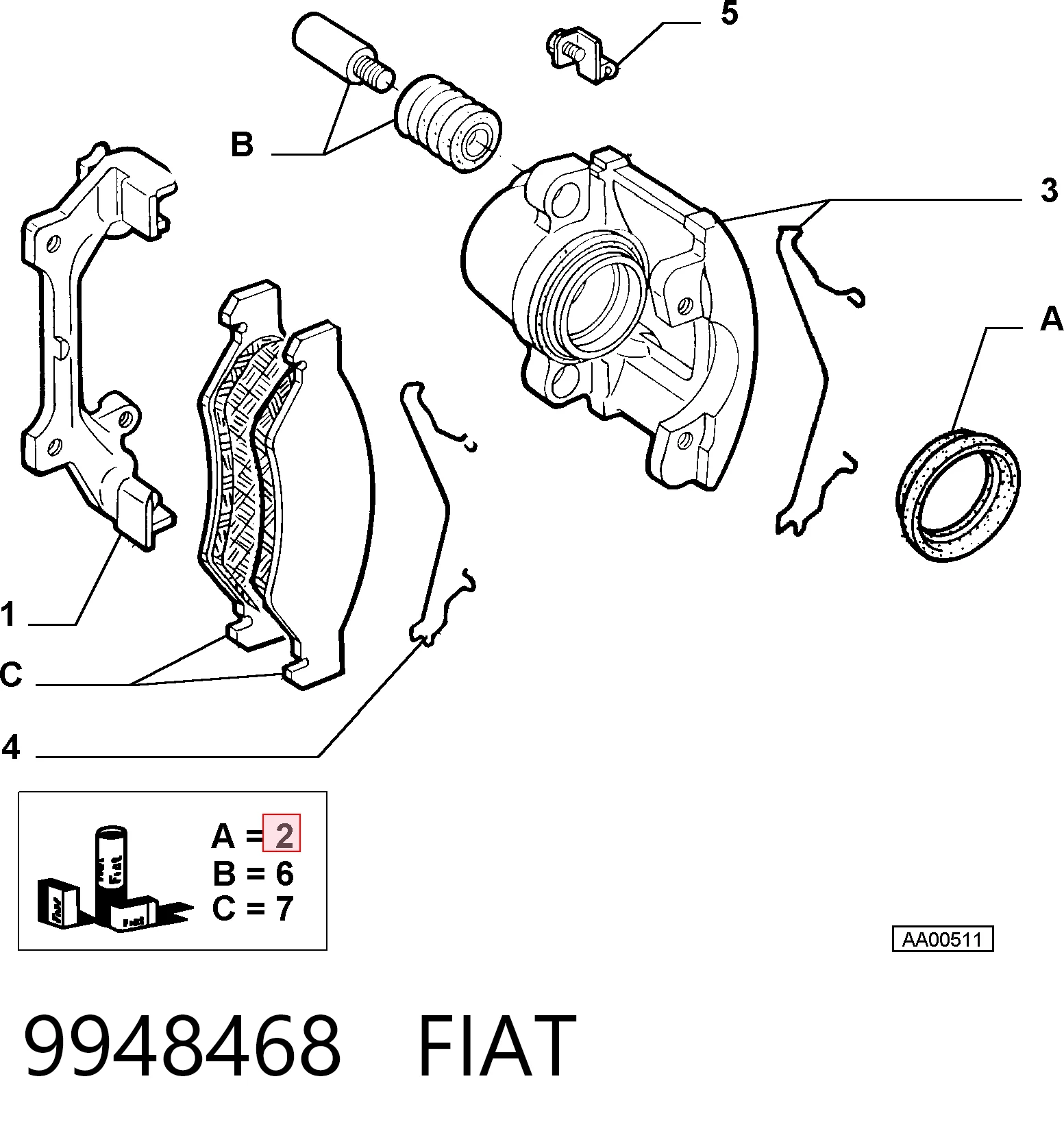 Kit de reparação de suporte do freio dianteiro para Dacia Duster HM