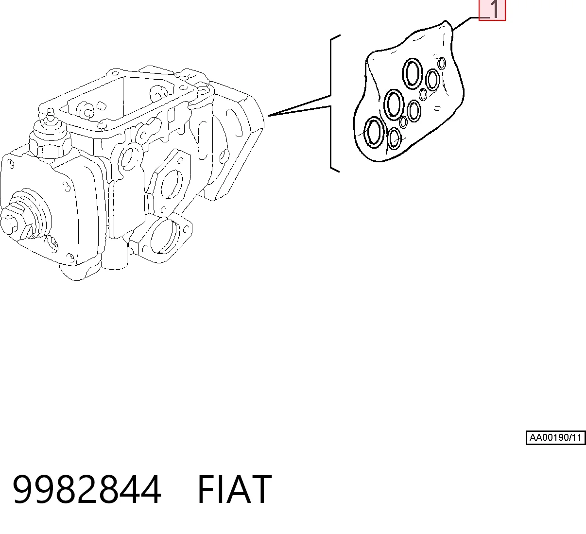 9982844 Fiat/Alfa/Lancia