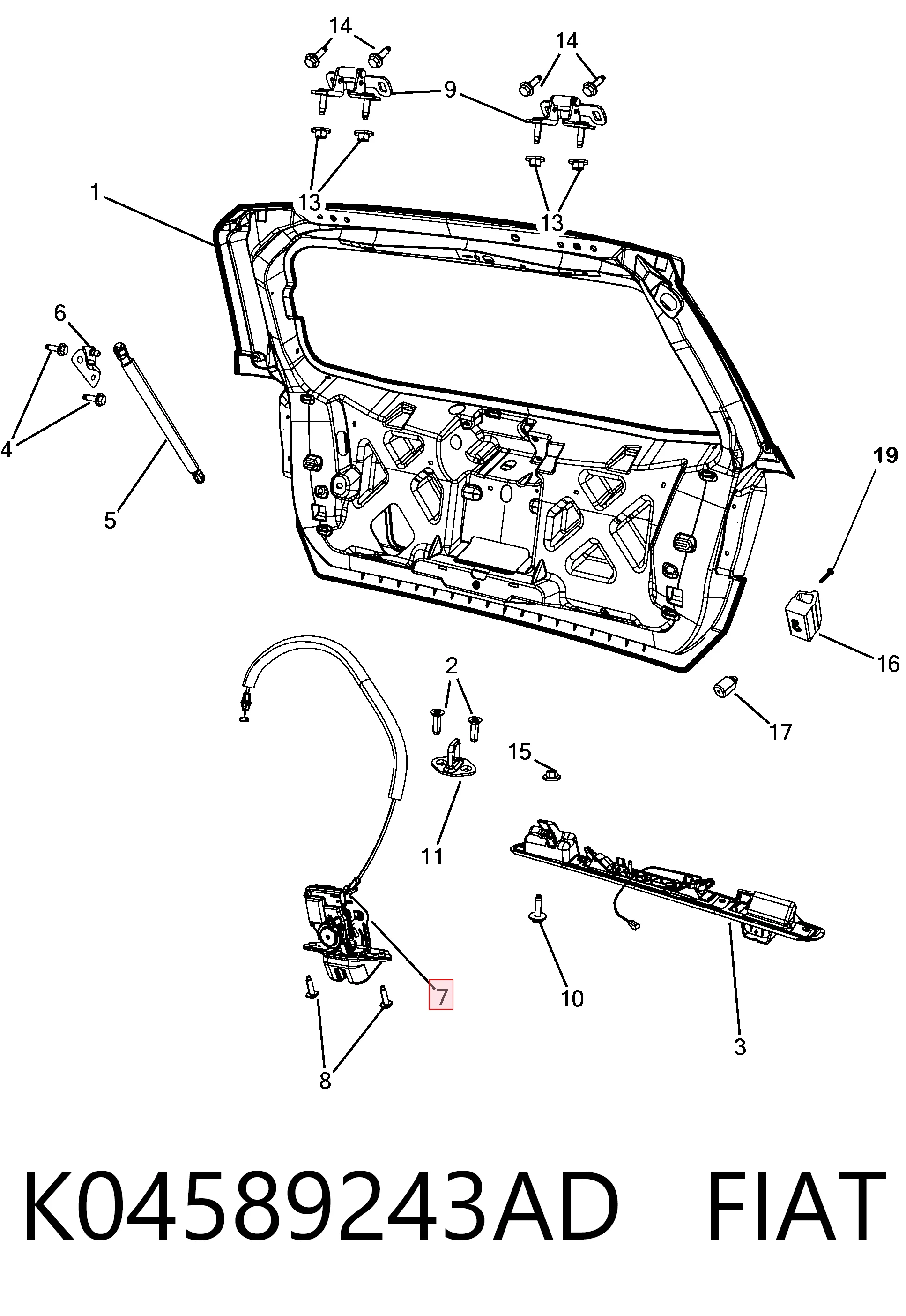 K04589243AD Fiat/Alfa/Lancia