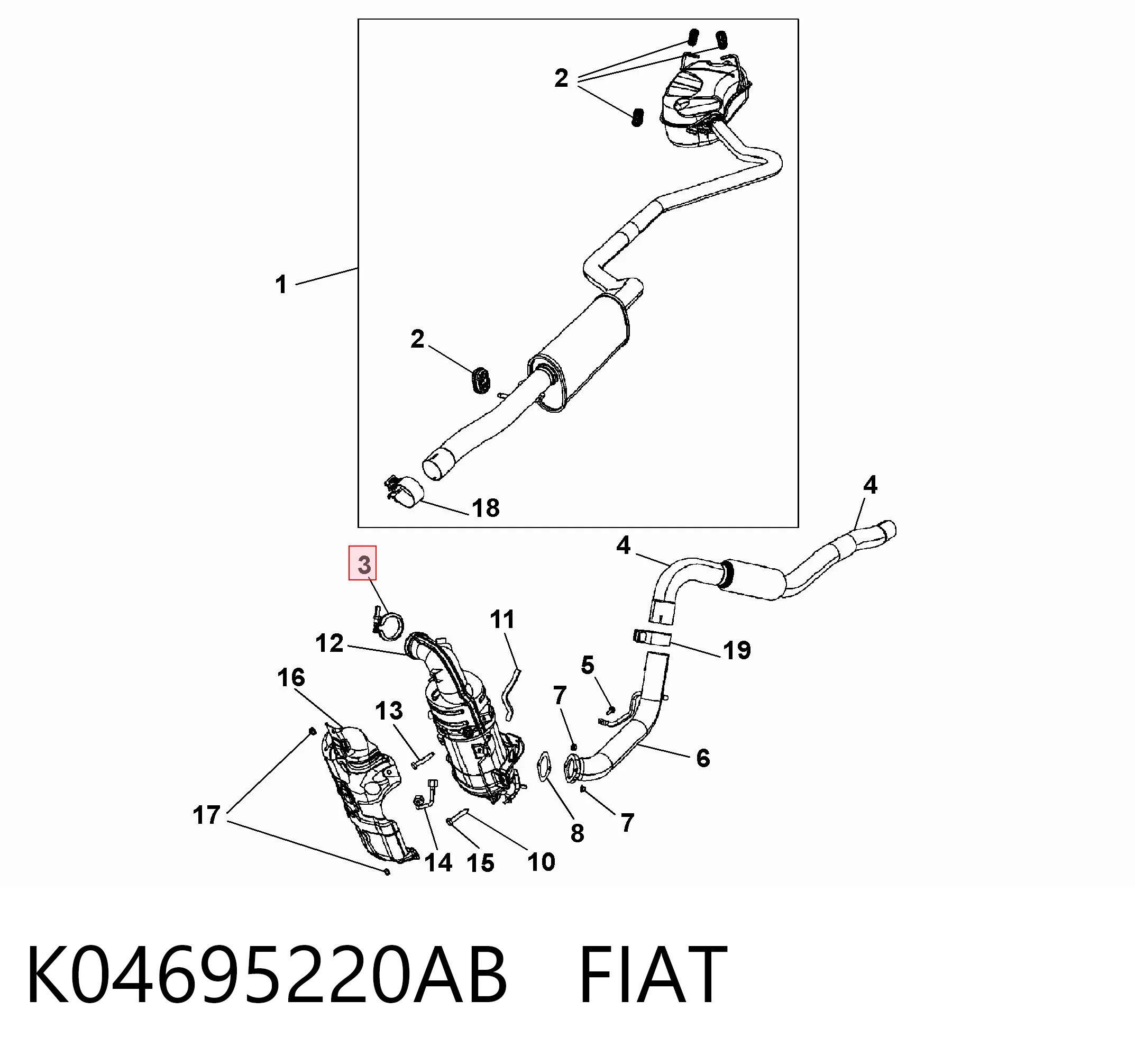 K04695220AB Fiat/Alfa/Lancia