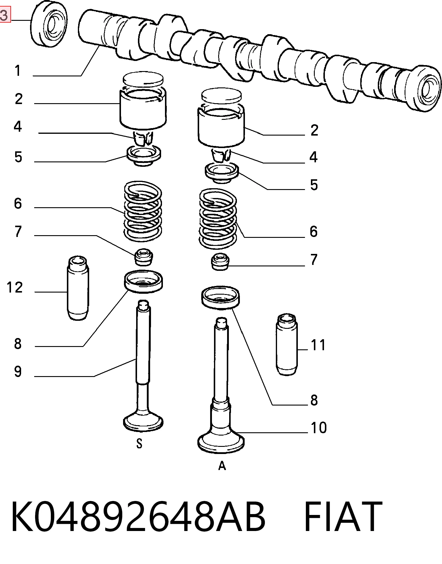 Compre P7740801 Glaser Vedação da árvore distribuidora de motor