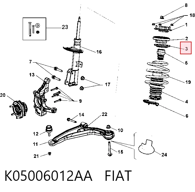 K05006012AA Fiat/Alfa/Lancia