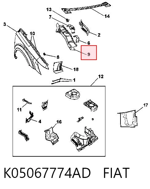 K05067774AD Fiat/Alfa/Lancia
