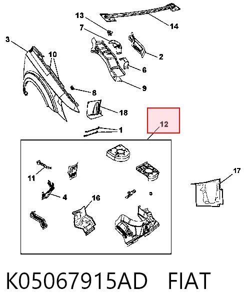 K05067915AD Fiat/Alfa/Lancia