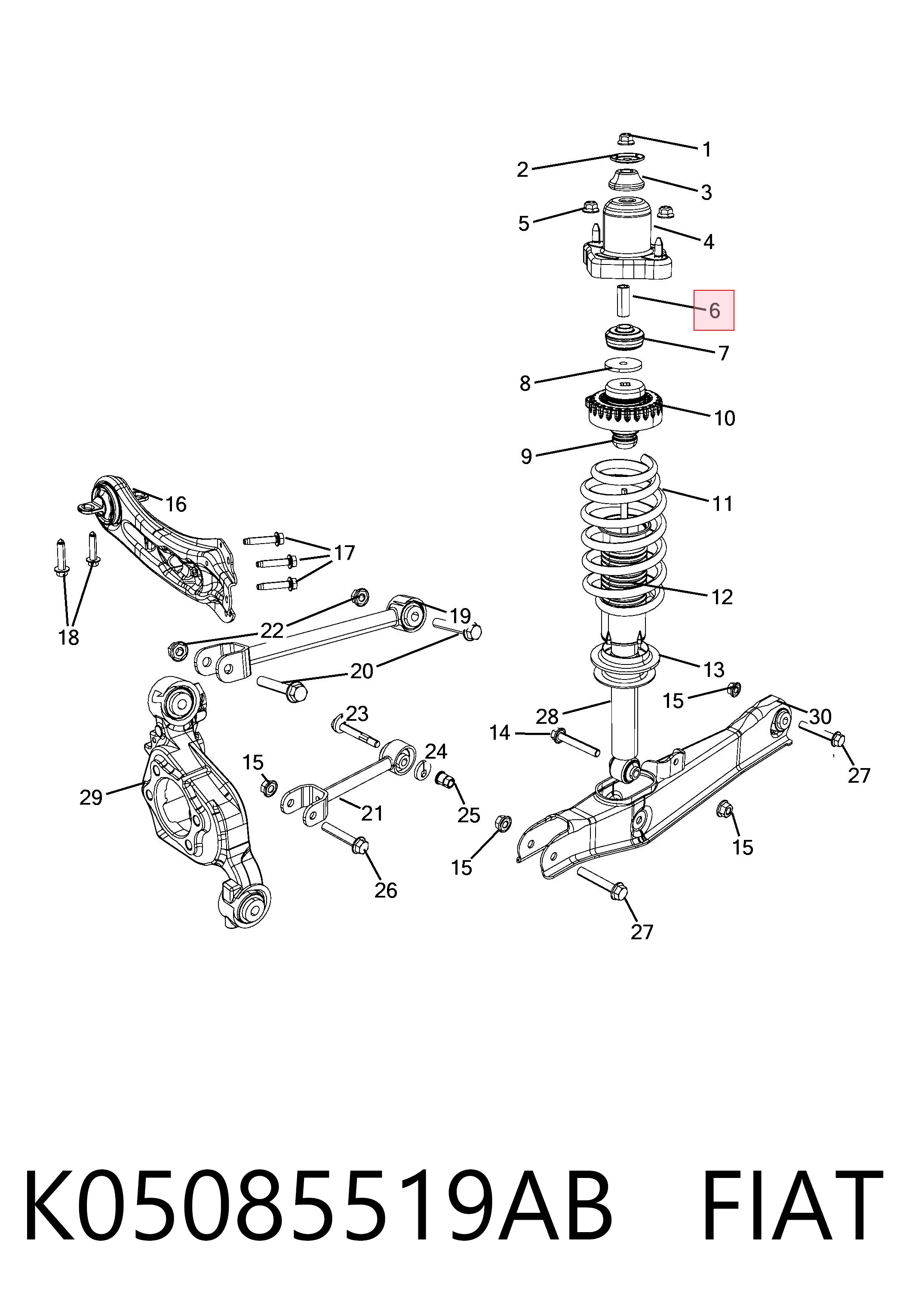 K05085519AB Fiat/Alfa/Lancia