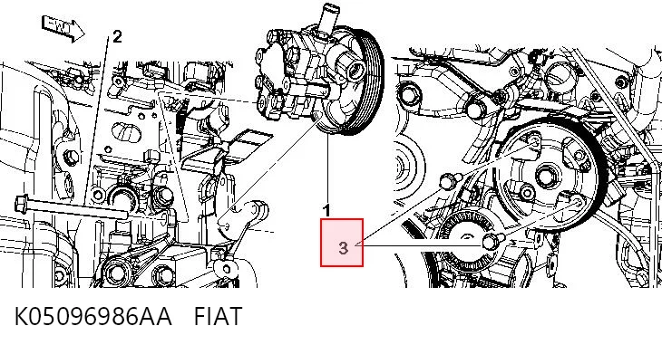 K05096986AA Fiat/Alfa/Lancia