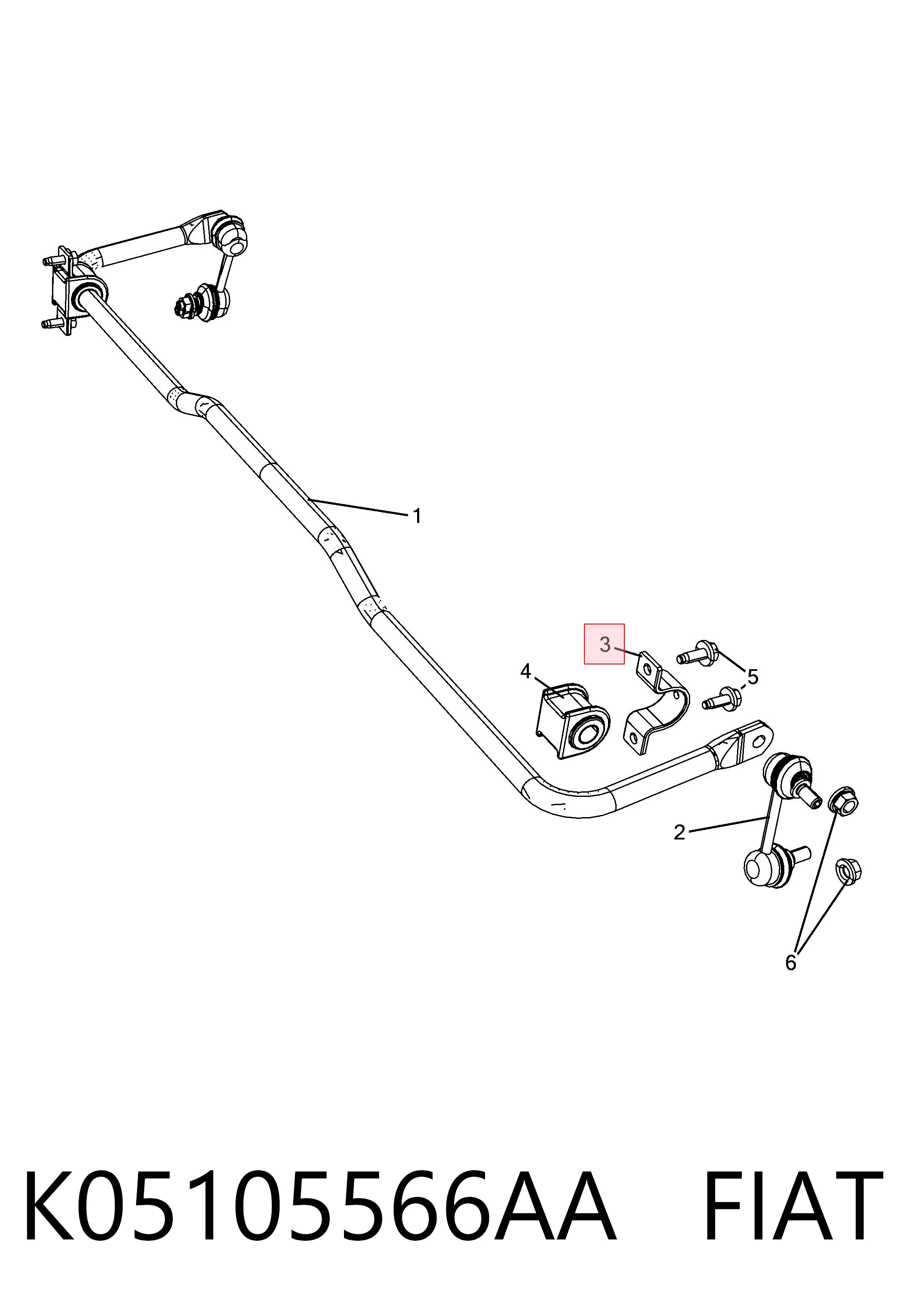 K05105566AA Fiat/Alfa/Lancia