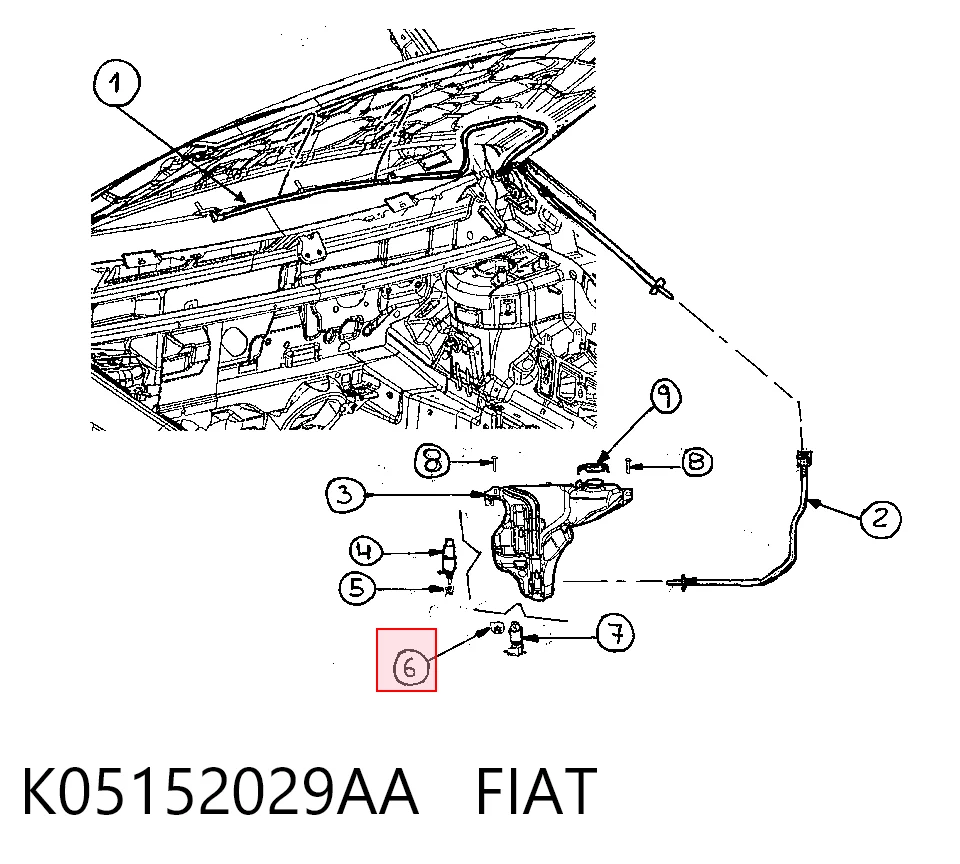 K05152029AA Fiat/Alfa/Lancia