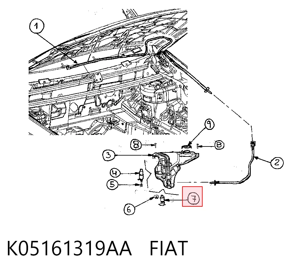 K05161319AA Fiat/Alfa/Lancia