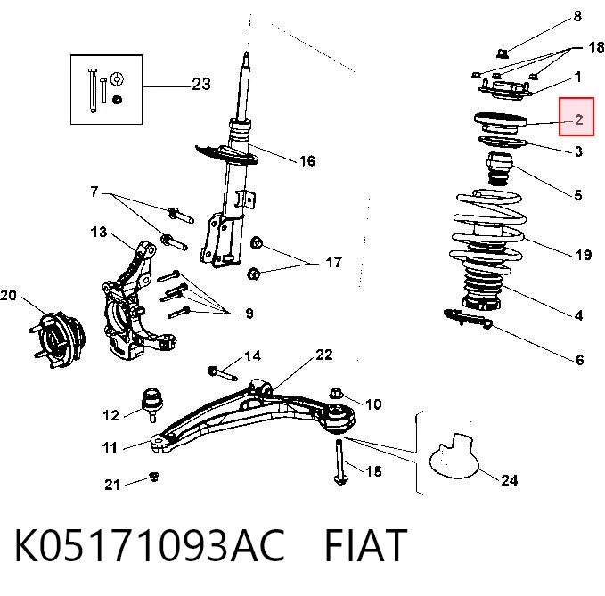 K05171093AC Fiat/Alfa/Lancia