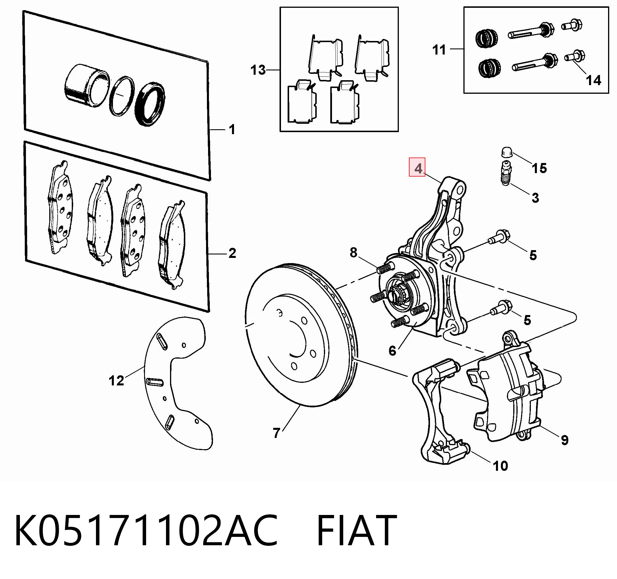 K05171102AC Fiat/Alfa/Lancia